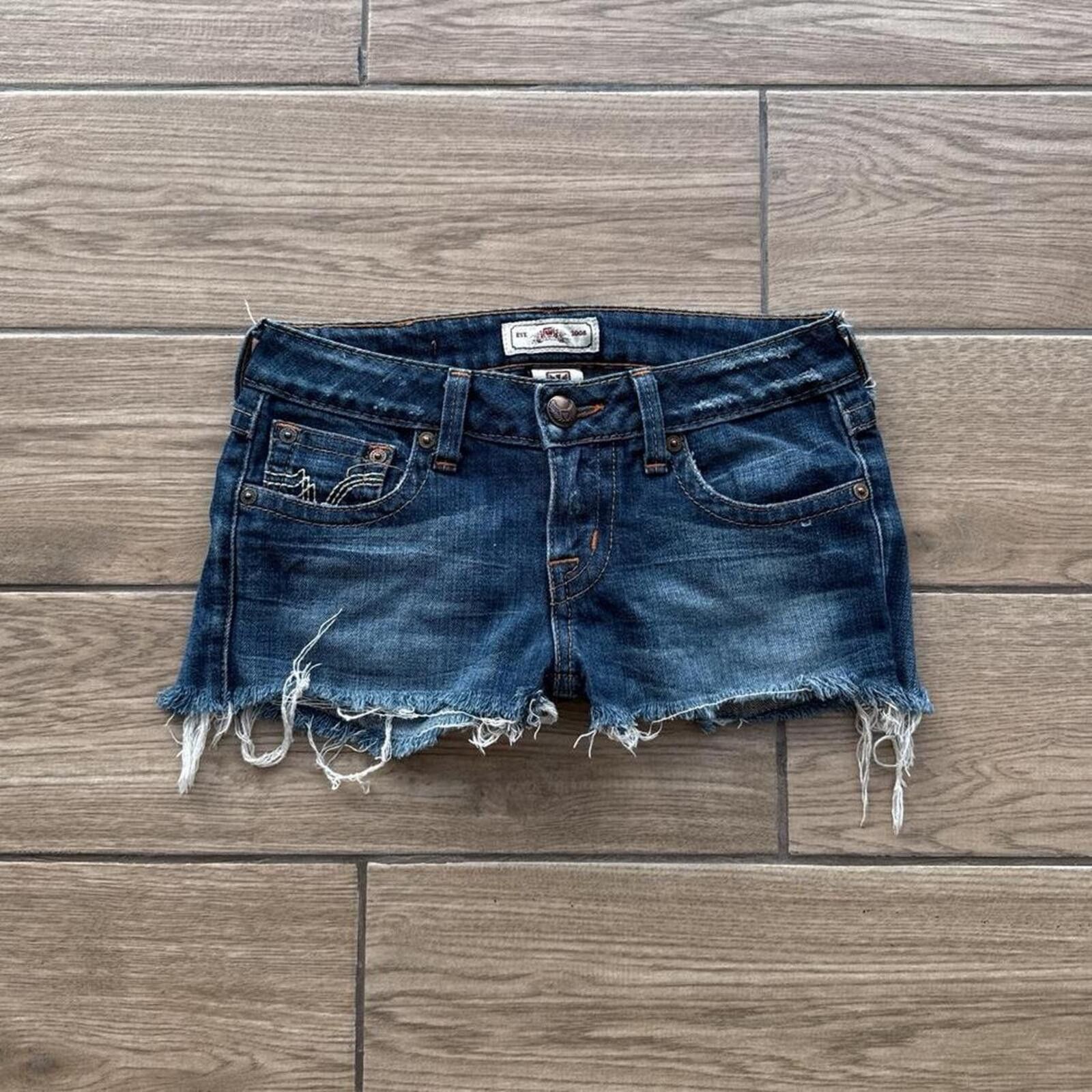 Other Y2K PRVCY 00s Denim Mini grunge shorts Size 42" / US 20 - 2 Thumbnail