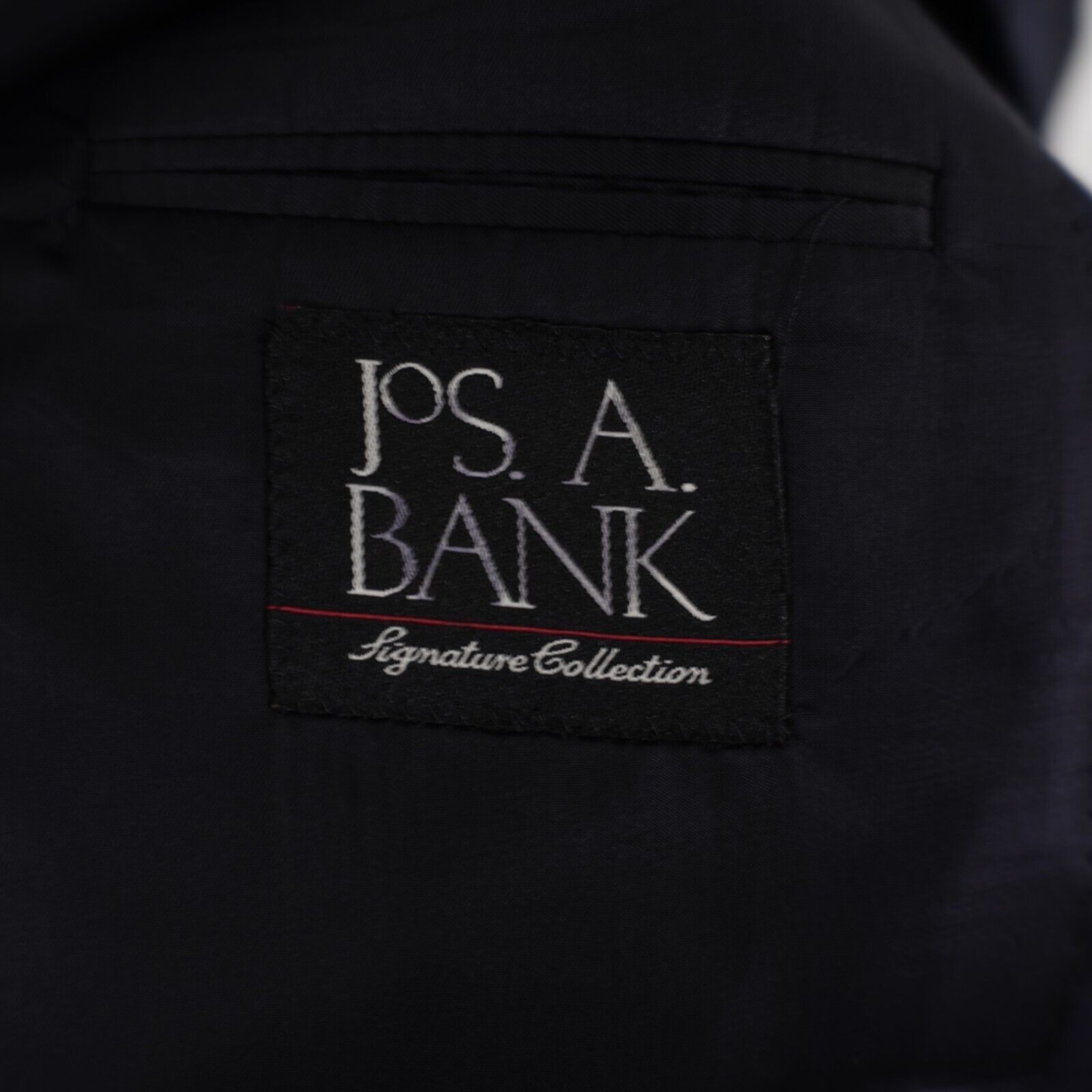 Jos. A. Bank Jos A Bank Signature Collection Blue Wool Suit Jacket 46L Ta Size 46L - 7 Thumbnail