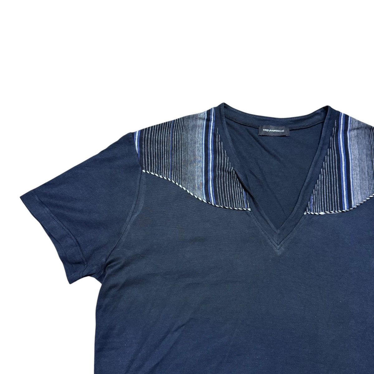 Kris Van Assche Kriss Van Assche Shirt Vneck Size US L / EU 52-54 / 3 - 3 Thumbnail