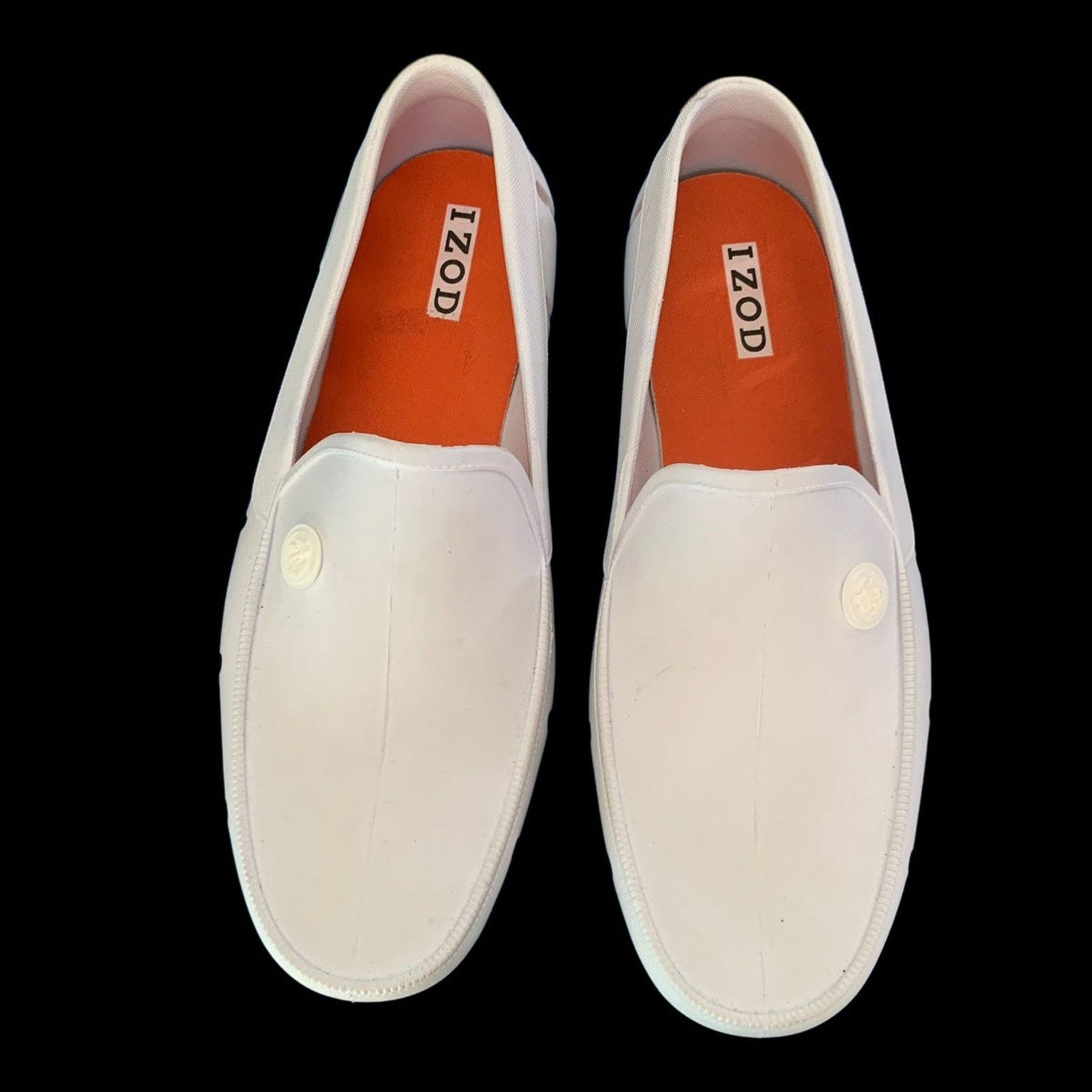 Izod IZOD Men's ize 8 Slip On Loafers Rubber White Lightweight Size US 8 / EU 41 - 3 Thumbnail