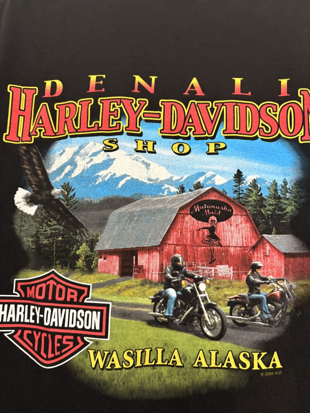 Harley Davidson 00’s Harley Davidson Alaska Bear Tee Shirt Size US XL / EU 56 / 4 - 6 Thumbnail