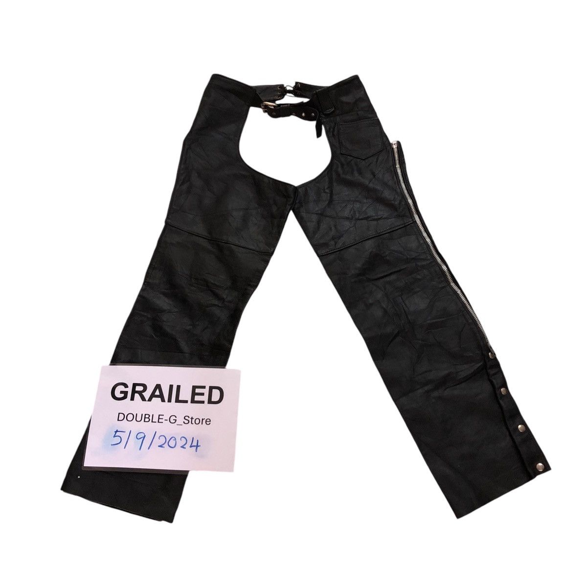 Genuine Leather × Vintage 📌VINTAGE COW BOY RIDER LEATHER RACING UNIVERSAL RIDER USA Size US 32 / EU 48 - 1 Thumbnail