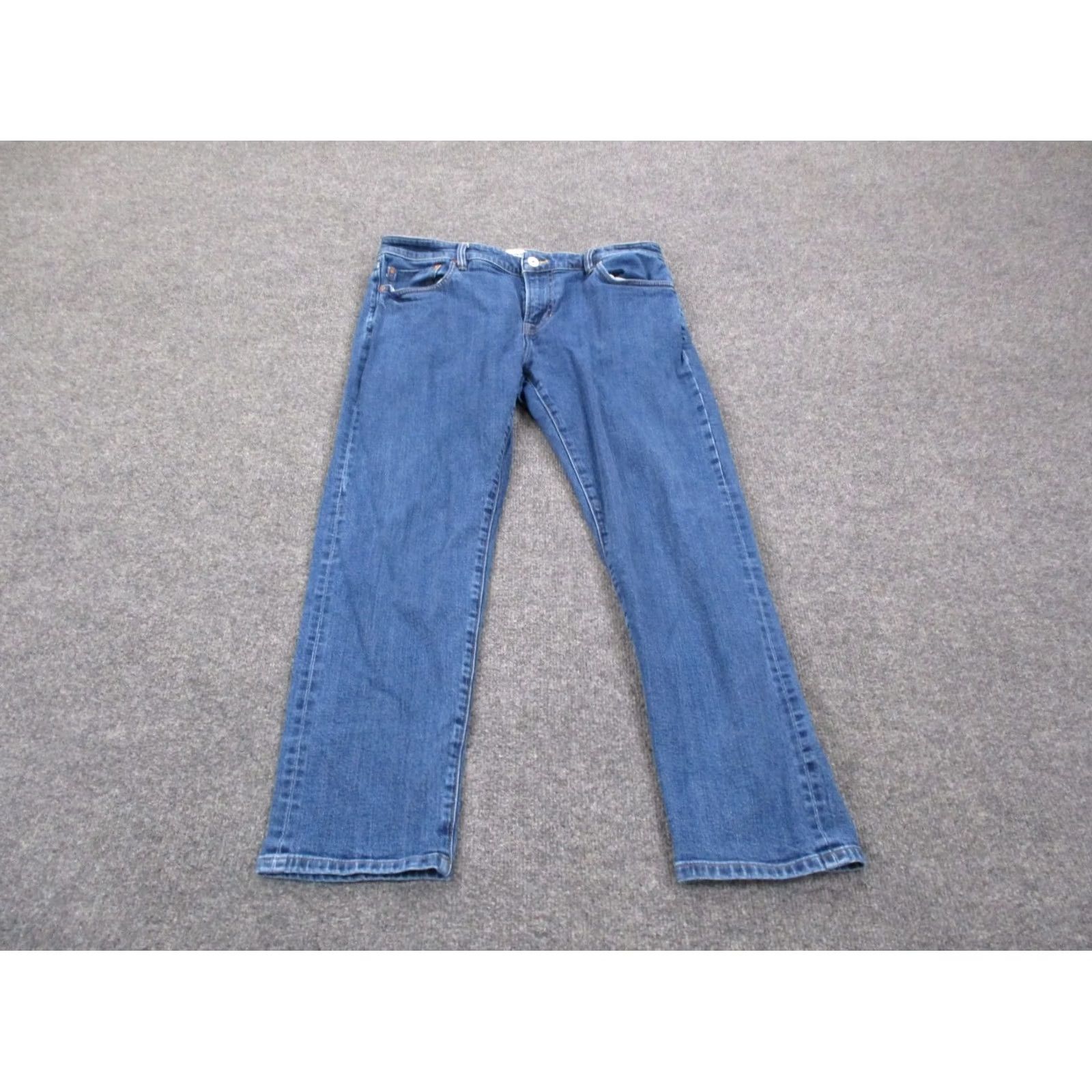 Flint And Tinder Flint and tinder Jeans Main Selling Point Denim Straight 5-Pocket Mens 34x30 Blue Slim Fit Regular Size US 33 - 2 Thumbnail