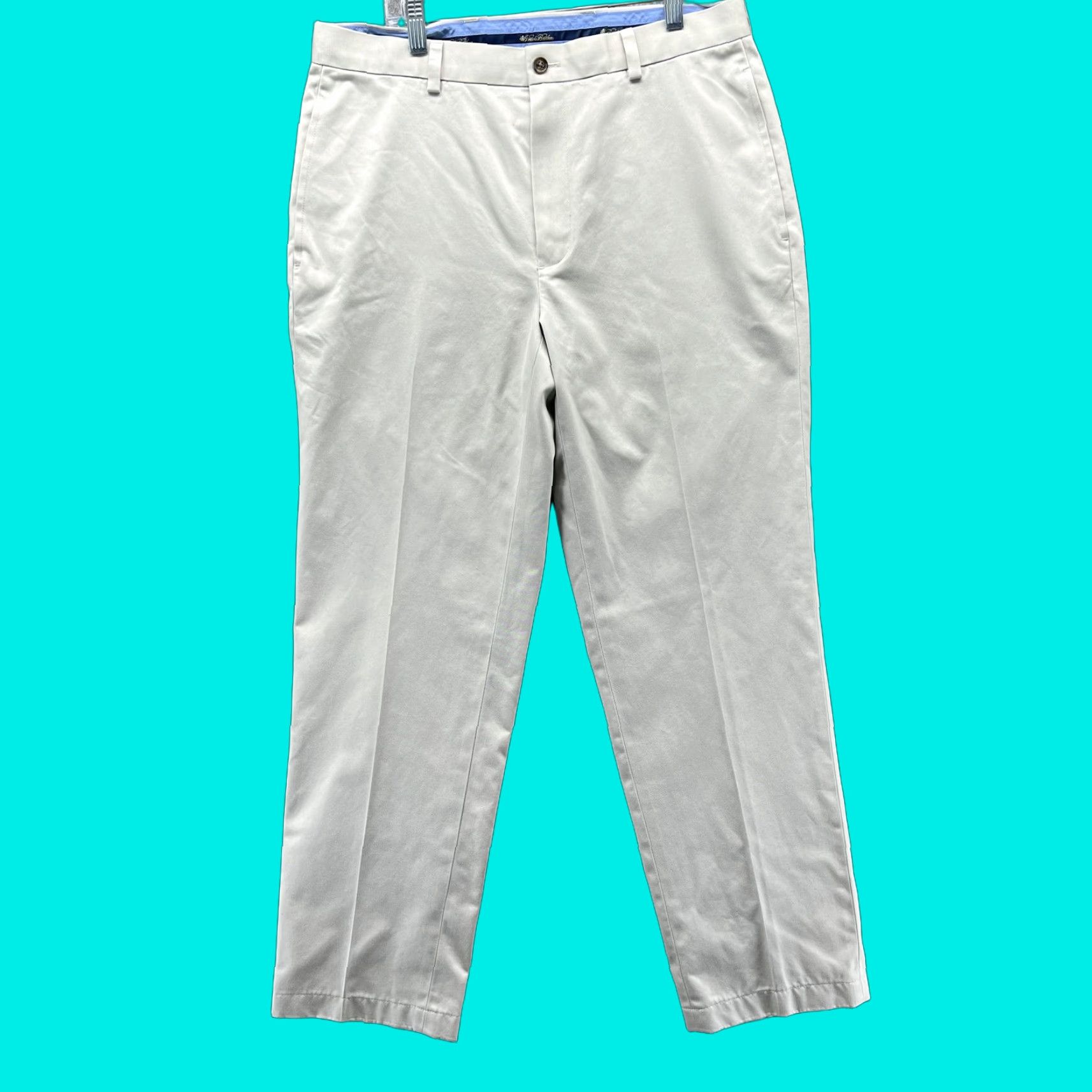 Brooks Brothers Brooks Brothers Pants Mens 33x32 Beige Clark Fit Advantage Chino Straight Leg Shirt? Size US 33 - 1 Thumbnail
