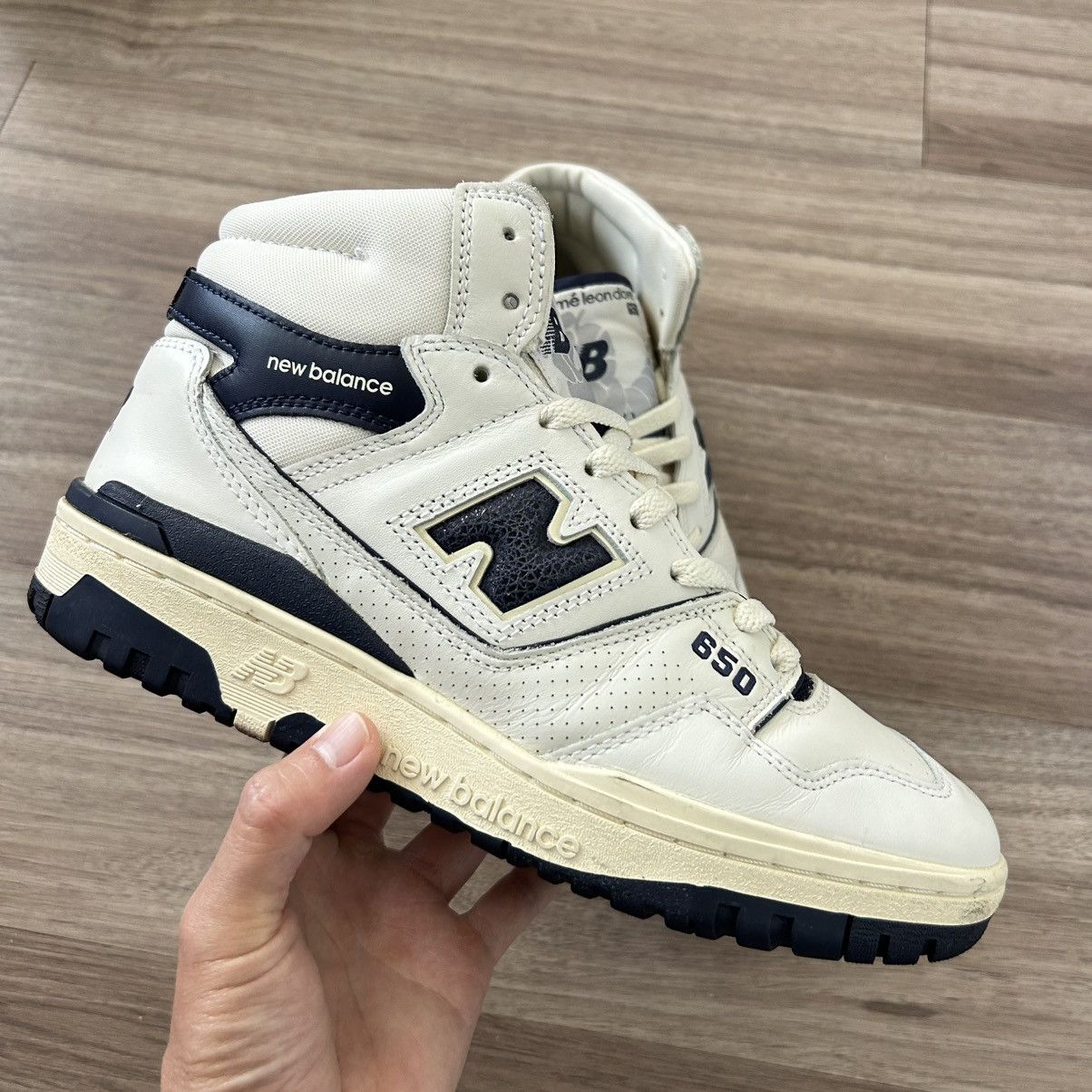 Aime Leon Dore × New Balance 2021 New Balance Aime Leon Dore ‘Navy White’ 650R sz 8M Size US 8 / EU 41 - 3 Thumbnail