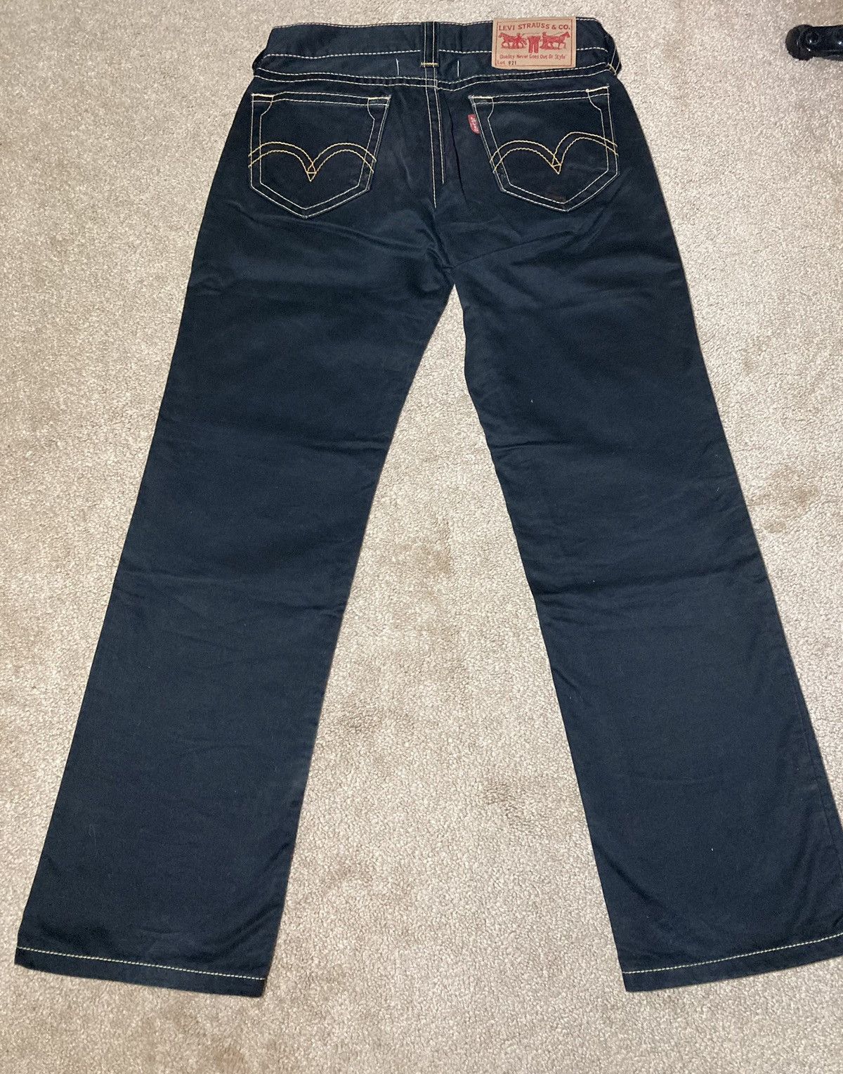 Japanese Brand AW02 Junya Watanabe Contrast Stitch Black Pants Denim Medium Size US 32 / EU 48 - 6 Thumbnail