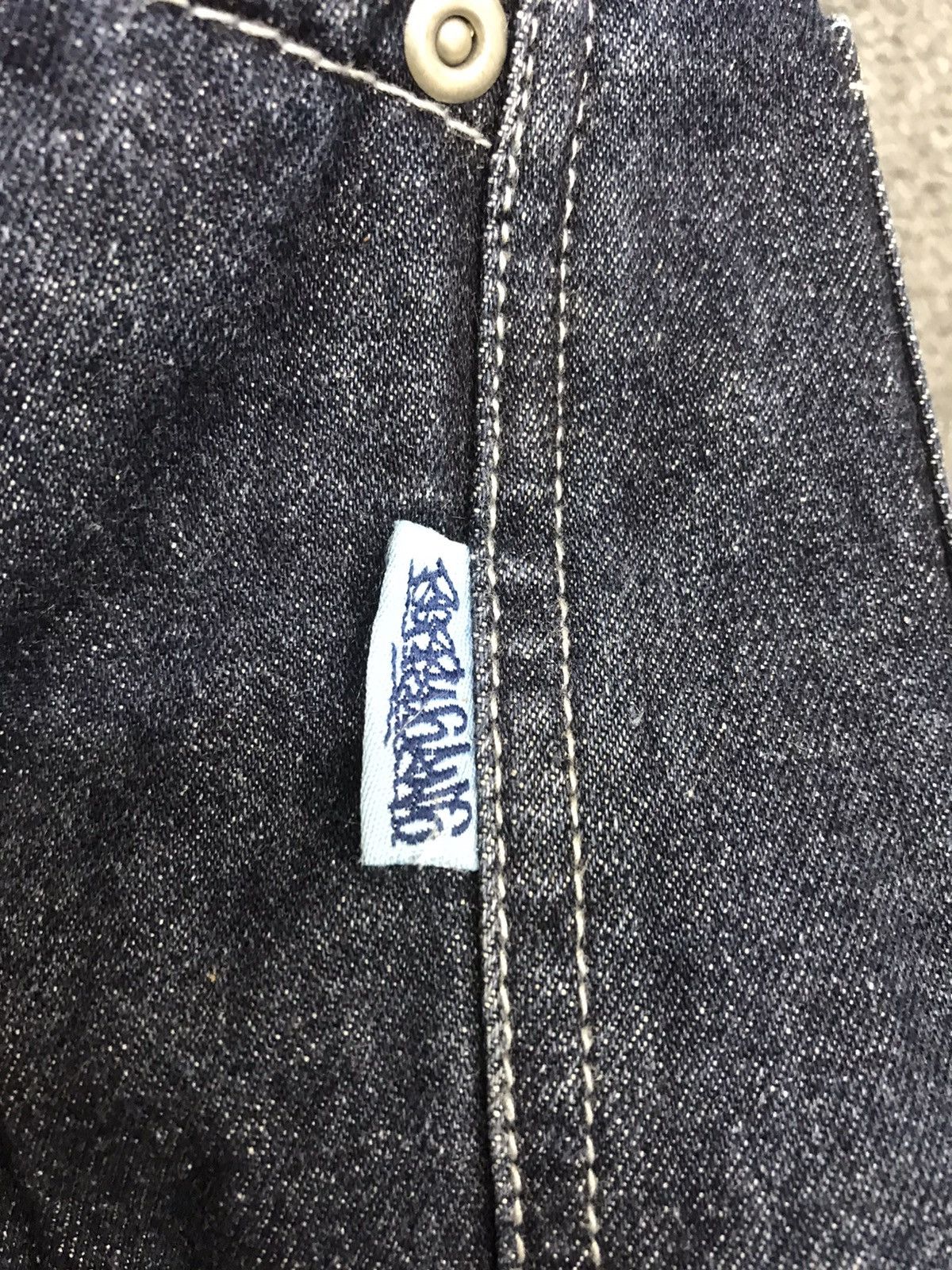 Japanese Brand BAGGY🔥BOBBYGANG Hip Hop Skater Cargo Jeans Size US 32 / EU 48 - 11 Thumbnail