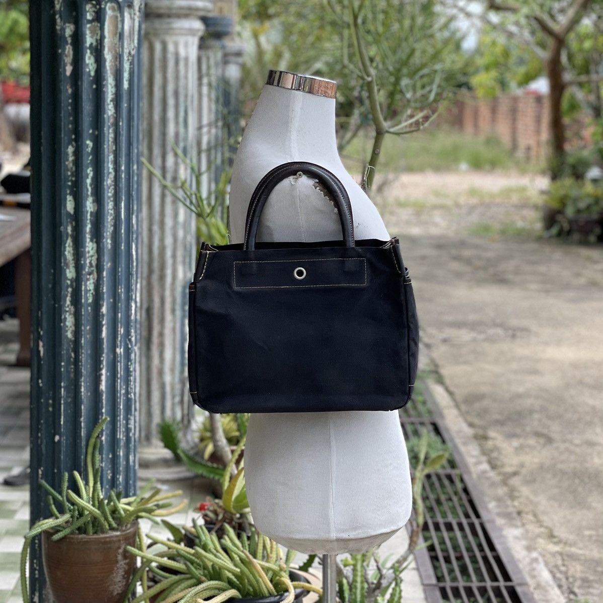 Canvas × Japanese Brand × Vintage Vintage Kinosho Hampu Canvas Small Canvas Tote Size ONE SIZE - 1 Thumbnail