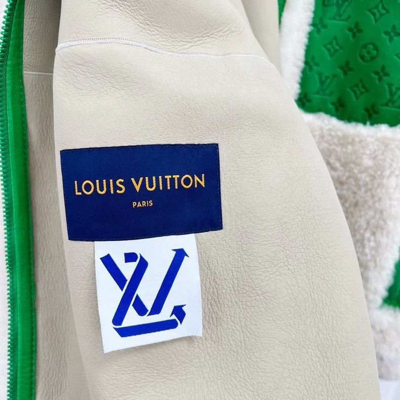 Louis Vuitton Louis Vuitton Louis Vuitton Faux Fur Jacket in Green-2506 Size XL / US 12-14 / IT 48-50 - 5 Thumbnail