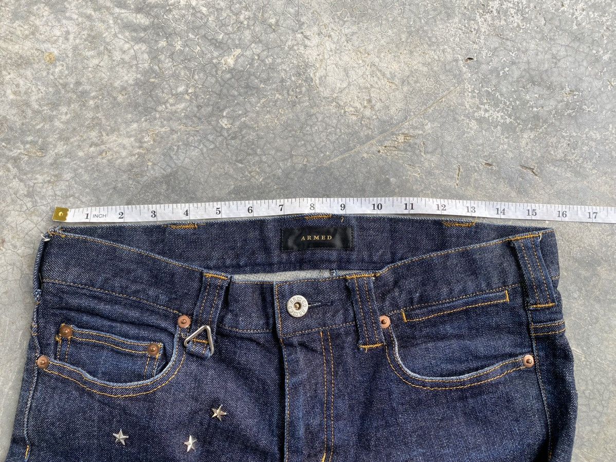 14th Addiction × Japanese Brand × Tornado Mart 2000s ARMED Japan Skull,love , cross and star pants Size US 31 - 19 Thumbnail