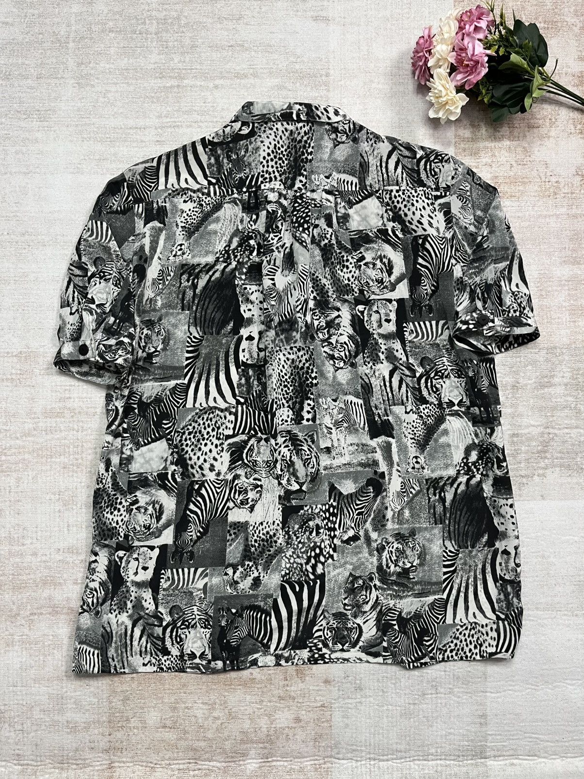 Krizia Vintage Animal Print Shirt Krizia Size XL / US 12-14 / IT 48-50 - 8 Thumbnail