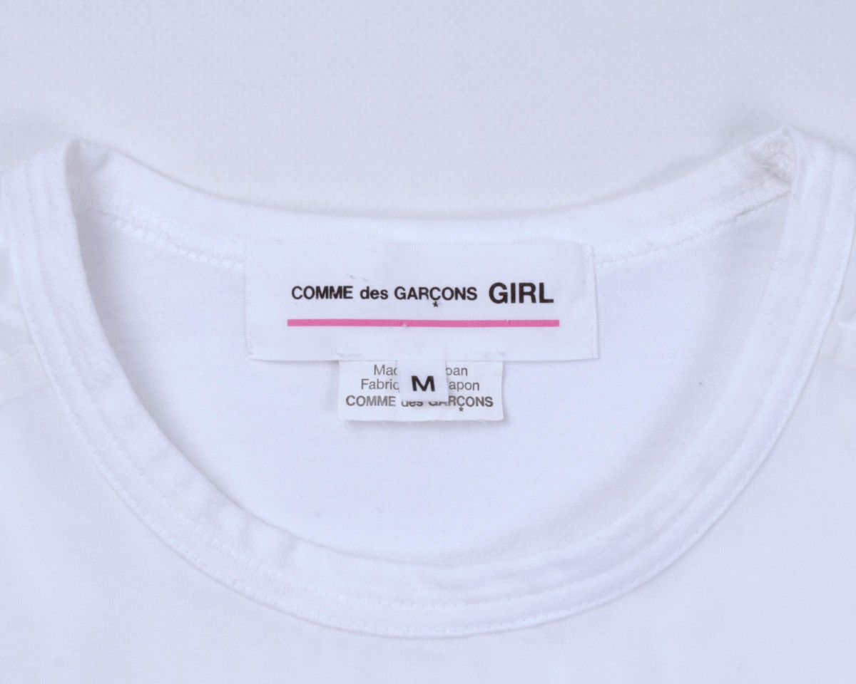 Comme des Garcons × Comme des Garcons Girl × Japanese Brand CDG Comme des Garcons Girl Ruffle T-Shirt Japan Size M / US 6-8 / IT 42-44 - 14 Thumbnail