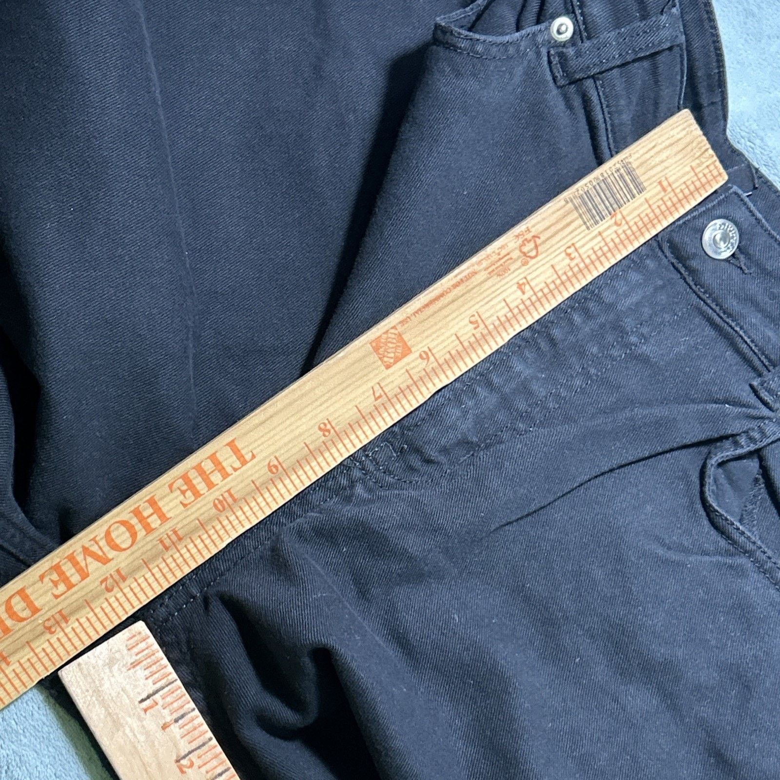 Divided Beyond Baggy Jeans 12 32x30 Black Hamilton Wide Baggie Loose Size 34" / US 12 / IT 48 - 11 Thumbnail