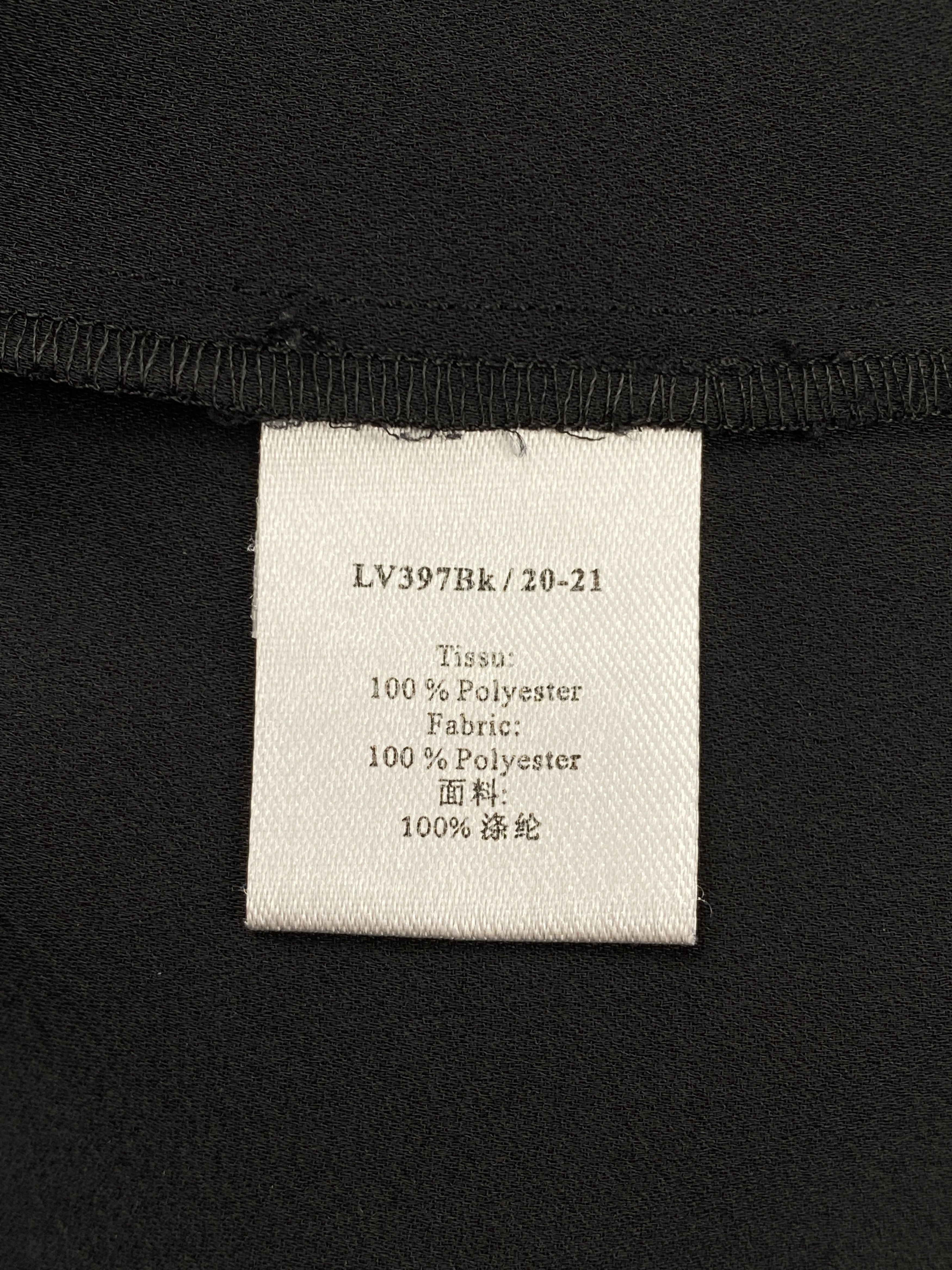 Uniforms Pleated Sleeves Long Sleeve Blouse