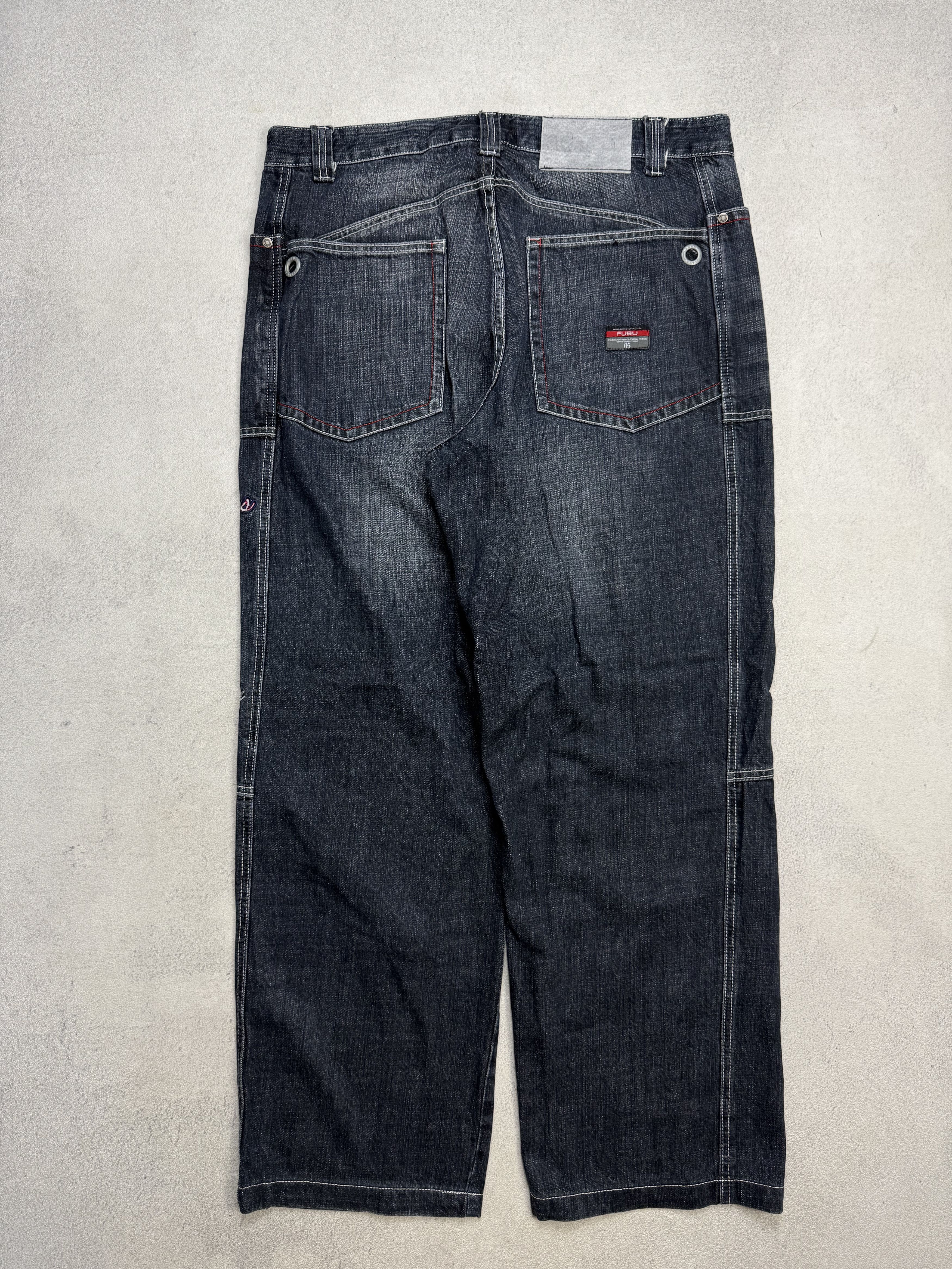 Fubu Vintage Y2K Fubu Baggy Denim Jeans Size US 36 / EU 52 - 11 Thumbnail