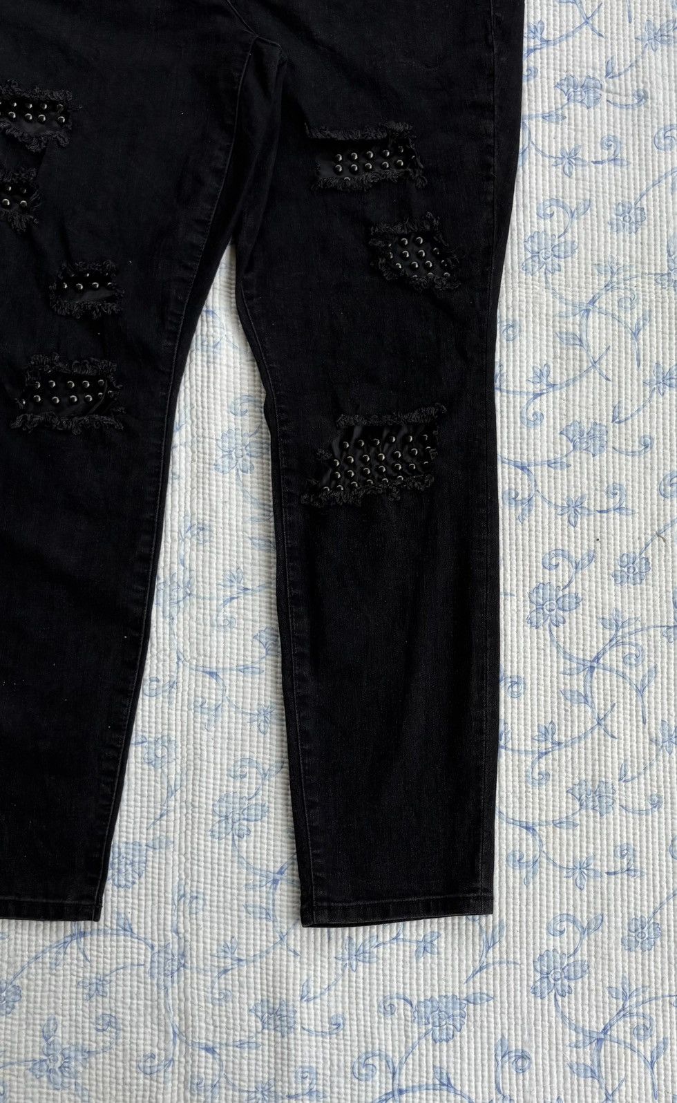 Torrid Torrid Streetwear Jeans Flared Distressed Denim Size US 38 / EU 54 - 7 Thumbnail