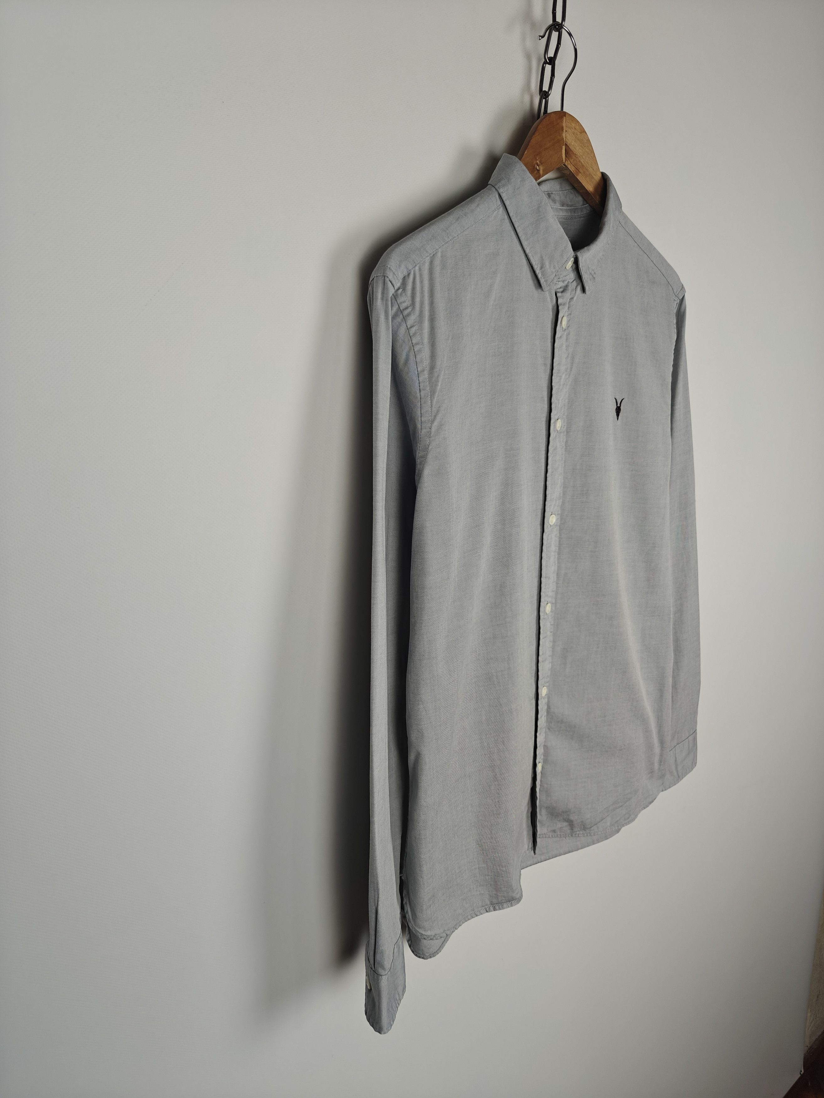 Allsaints Allsaints Redondo LS Shirt Gray size M Size US M / EU 48-50 / 2 - 4 Thumbnail