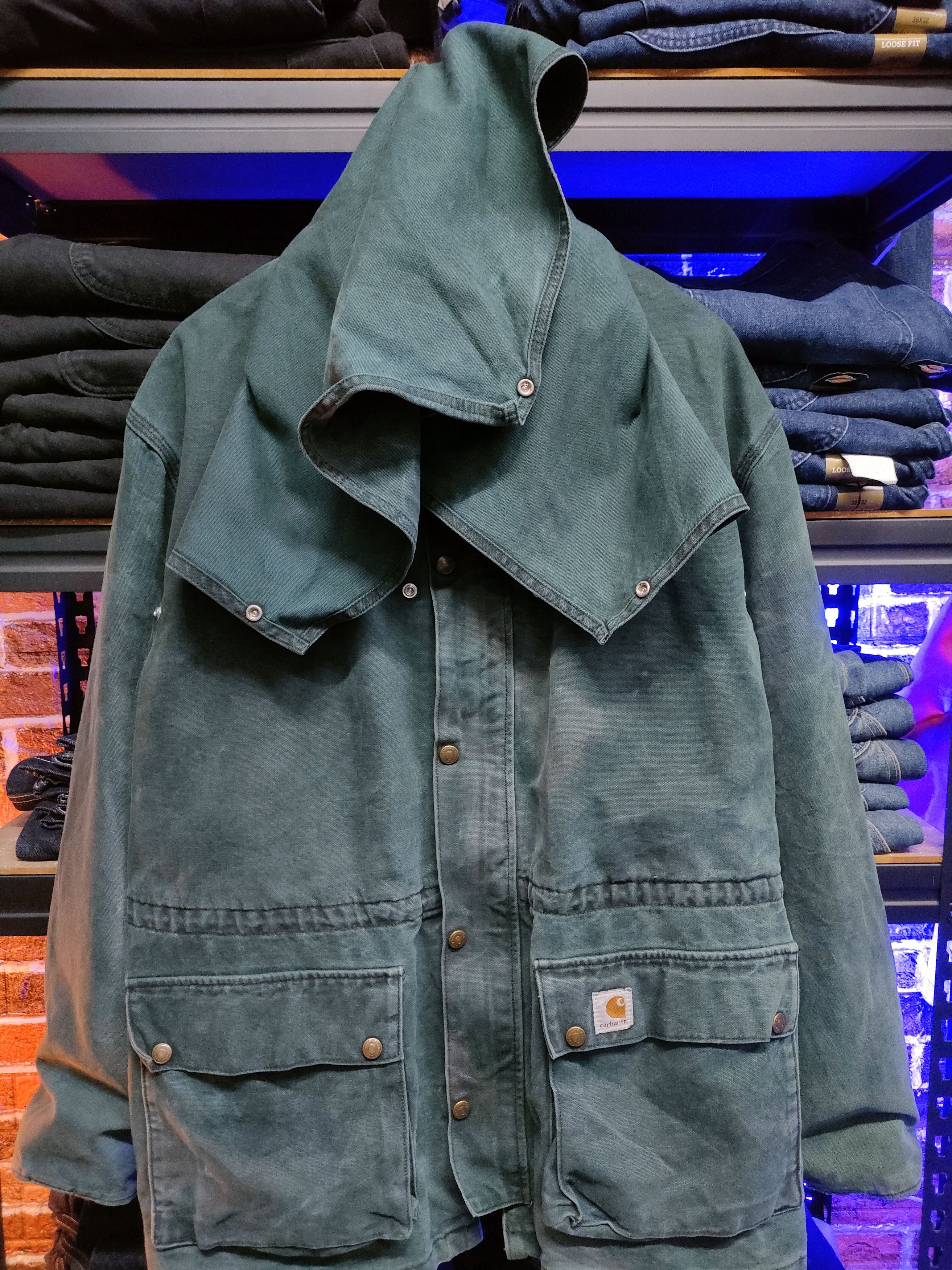 Carhartt × Carhartt Wip × Vintage Vintage Carhartt Jacket OUTBACK Bushman Duster Jacket Coat Size US XL / EU 56 / 4 - 3 Thumbnail