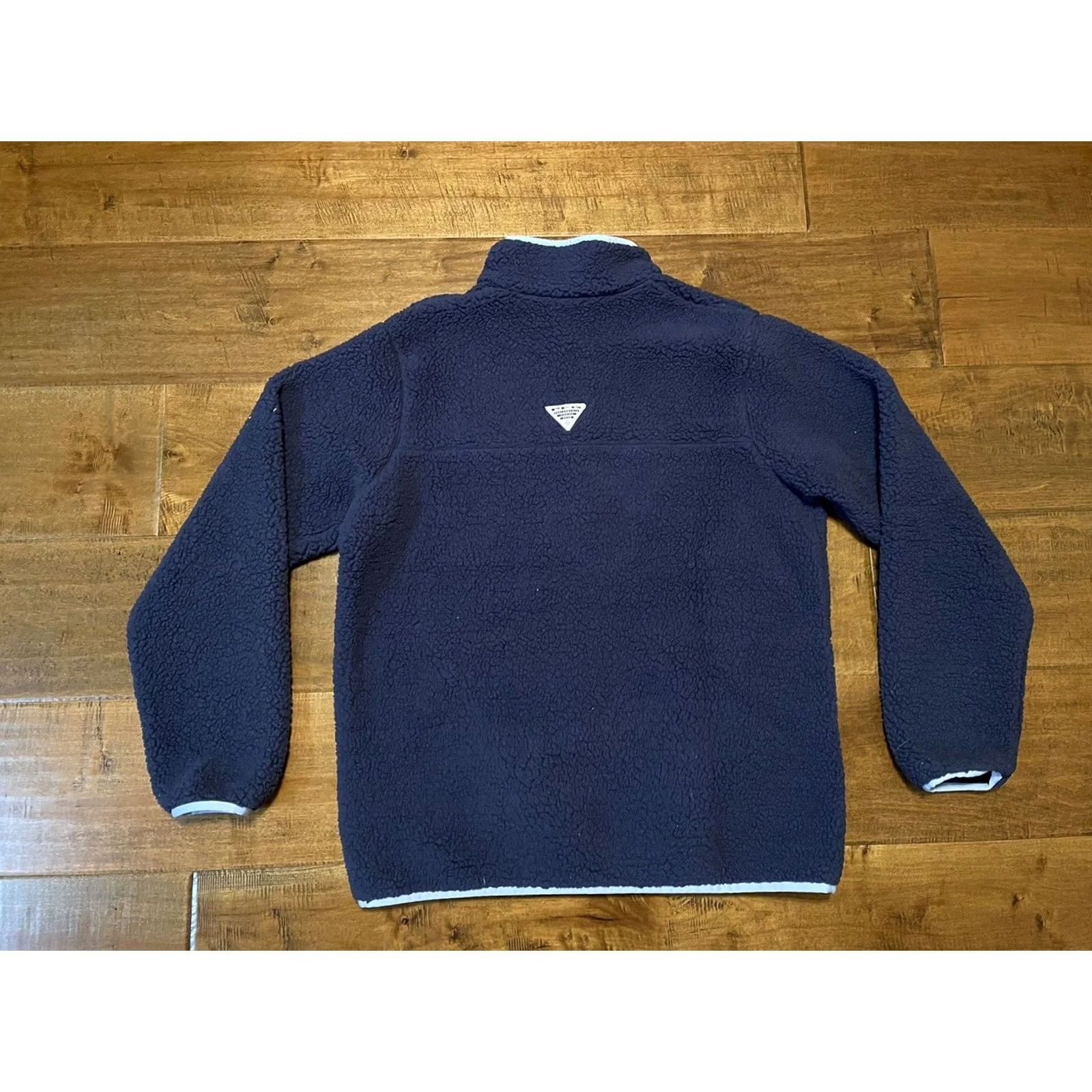 Vintage Columbia PFG Harborside Fleece Jacket Men's M Navy Heavy Weight Full Zip Sherpa Size US M / EU 48-50 / 2 - 4 Thumbnail
