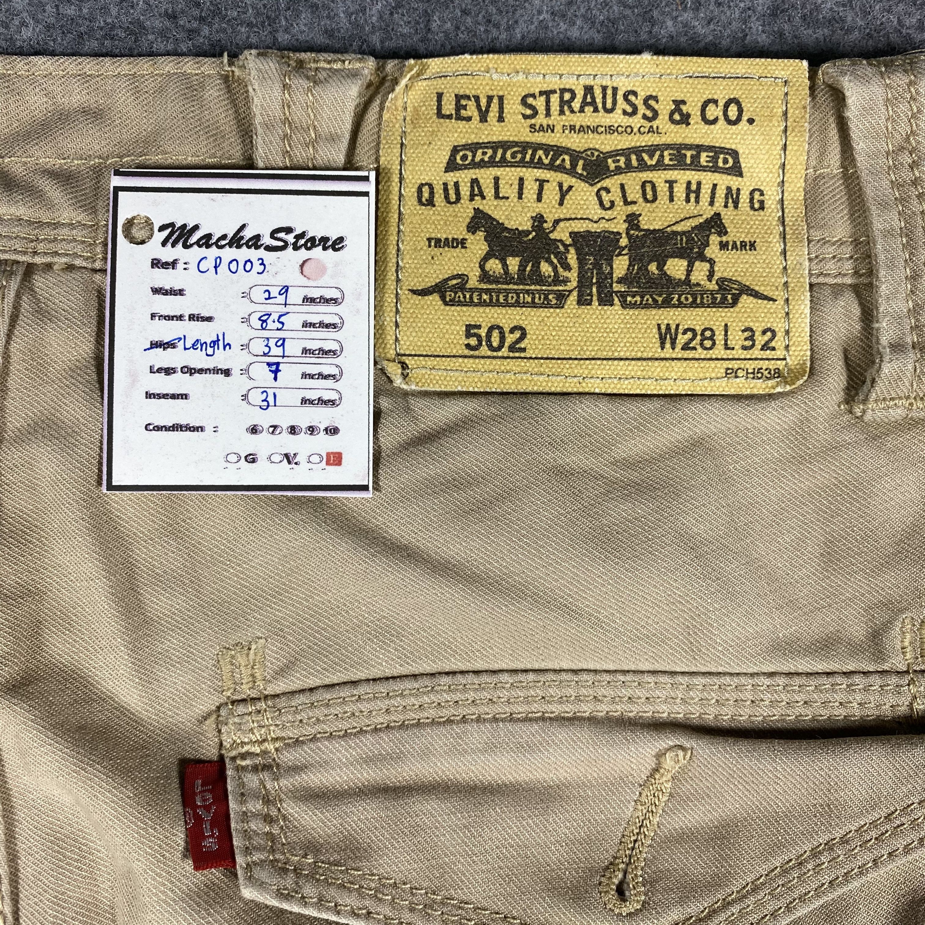 Levi's Levis 502 Multipocket Cargo Pants Tactical Size US 29 - 13 Thumbnail