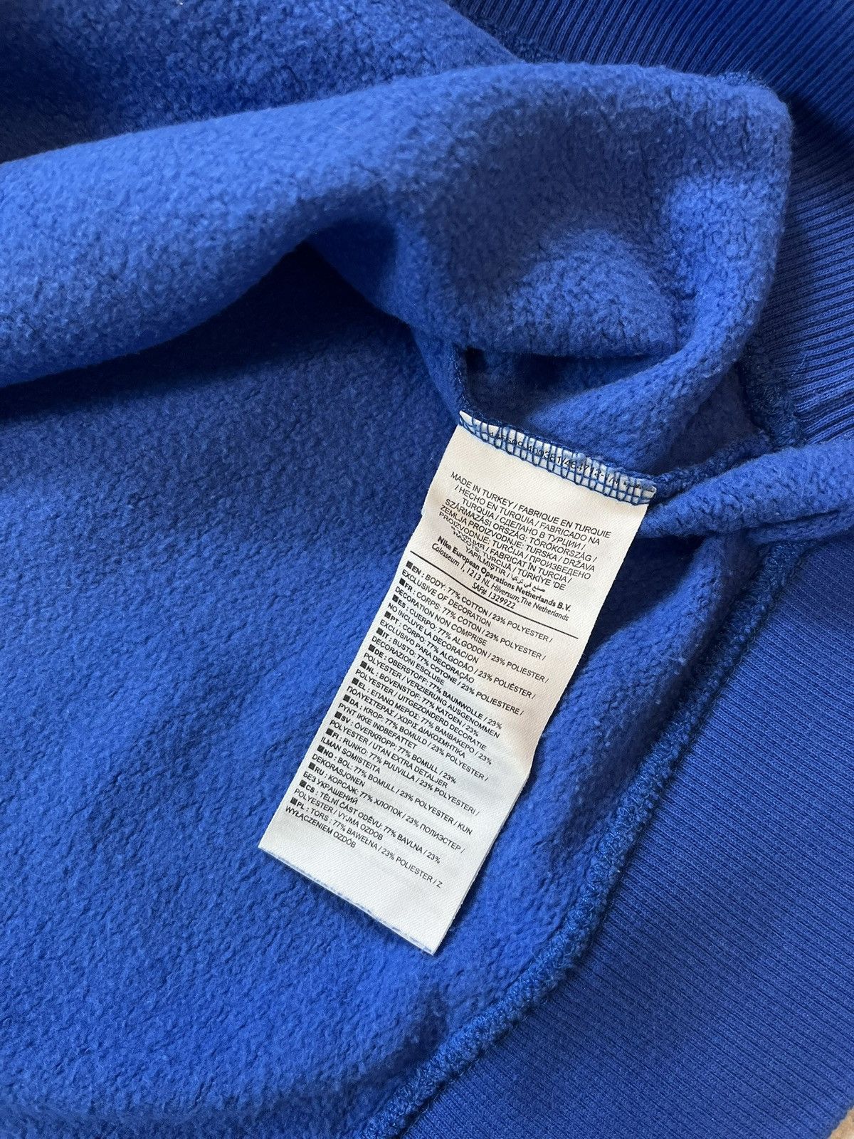 Nike × Vintage 00s Nike Spellout Embroidered Logo Vintage Y2K Sweatshirt Size US XXL / EU 58 / 5 - 5 Thumbnail