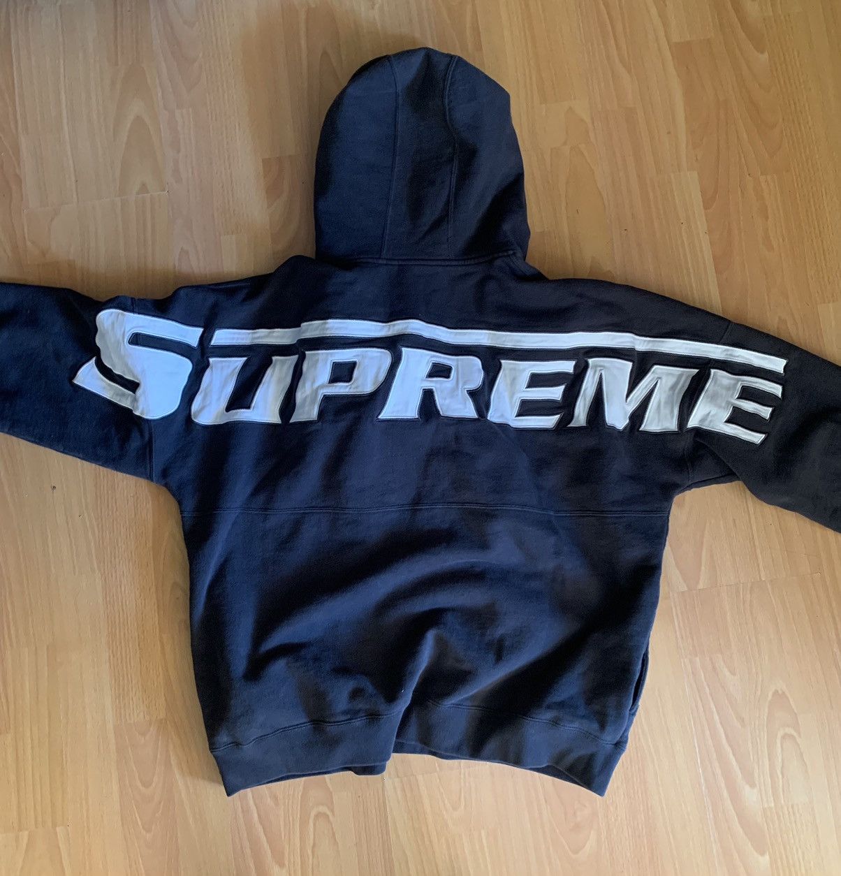 Supreme Supreme wrapped half zip hooded sweatshirt | Grailed