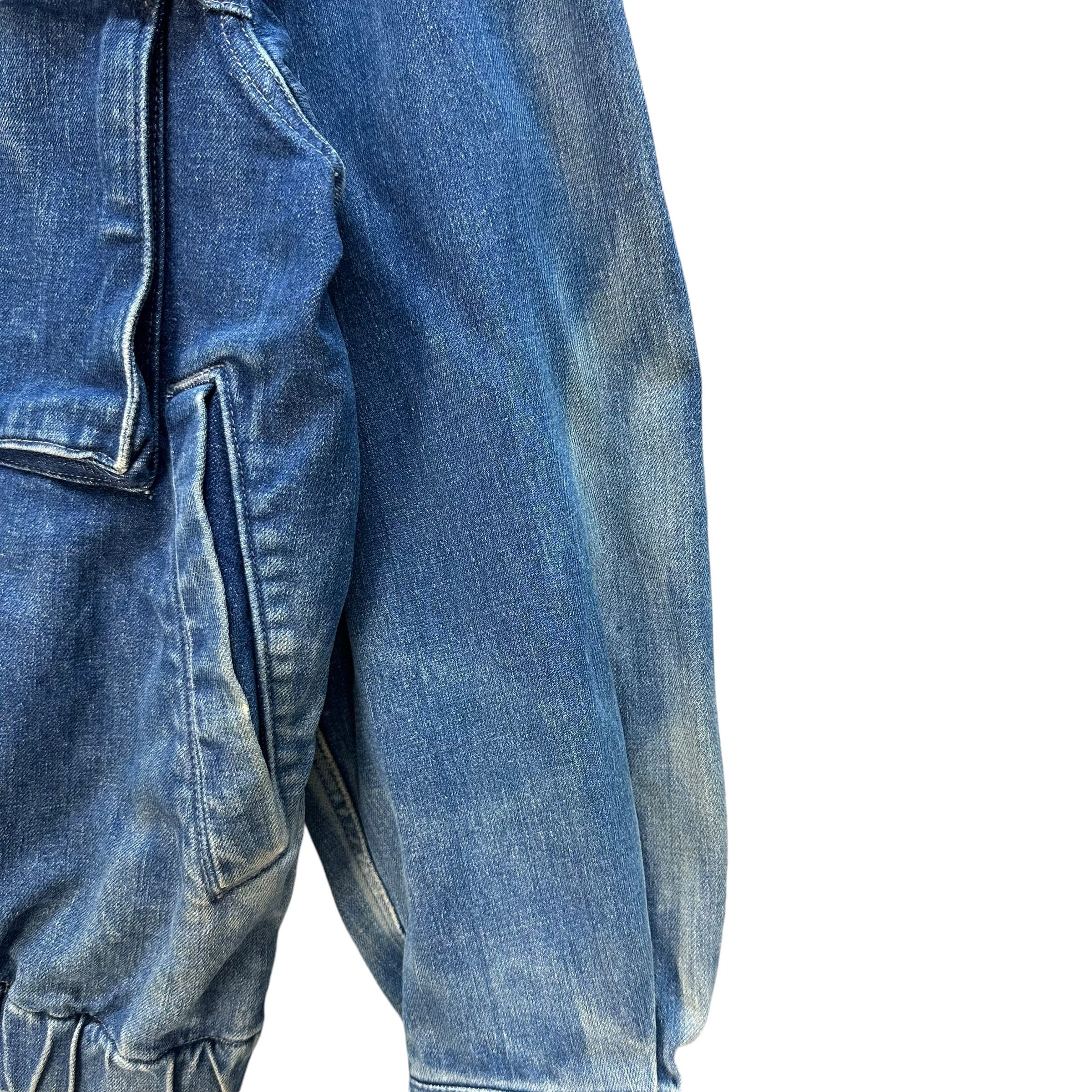 Issey Miyake 90's ISSEY MIYAKE MEN Brush Label Jeans Jacket #1510-A62 Size US M / EU 48-50 / 2 - 8 Thumbnail
