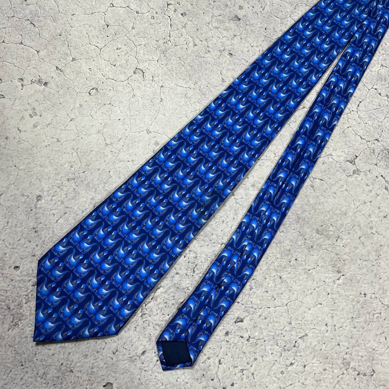 Lanvin Lanvin Tie Silk Bird Pattern Vintage Size ONE SIZE - 1 Thumbnail