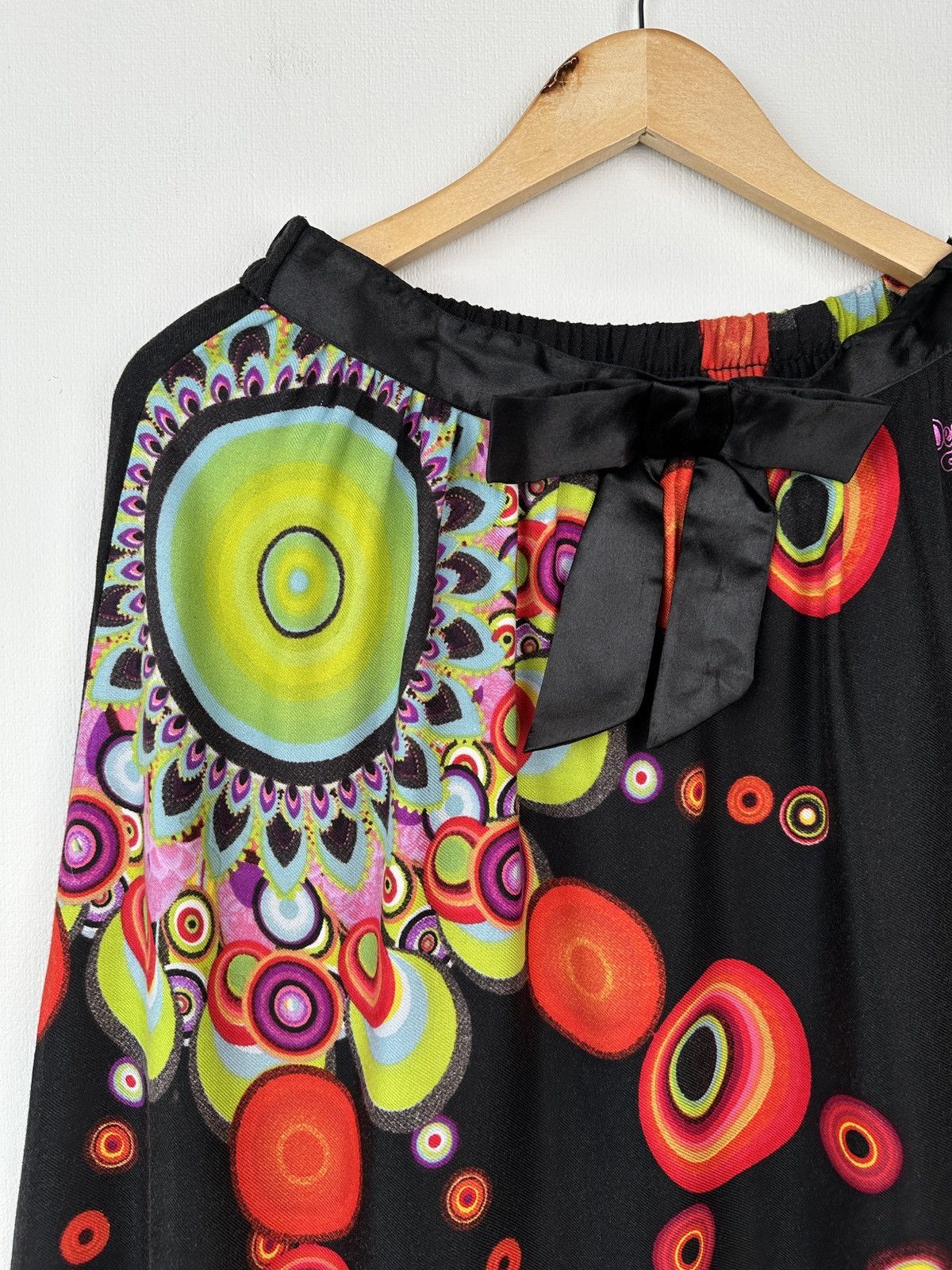 Desigual DESIGUAL Japanese Harem Drop Crotch Multicolor Pants Size 28" / US 6 / IT 42 - 8 Thumbnail