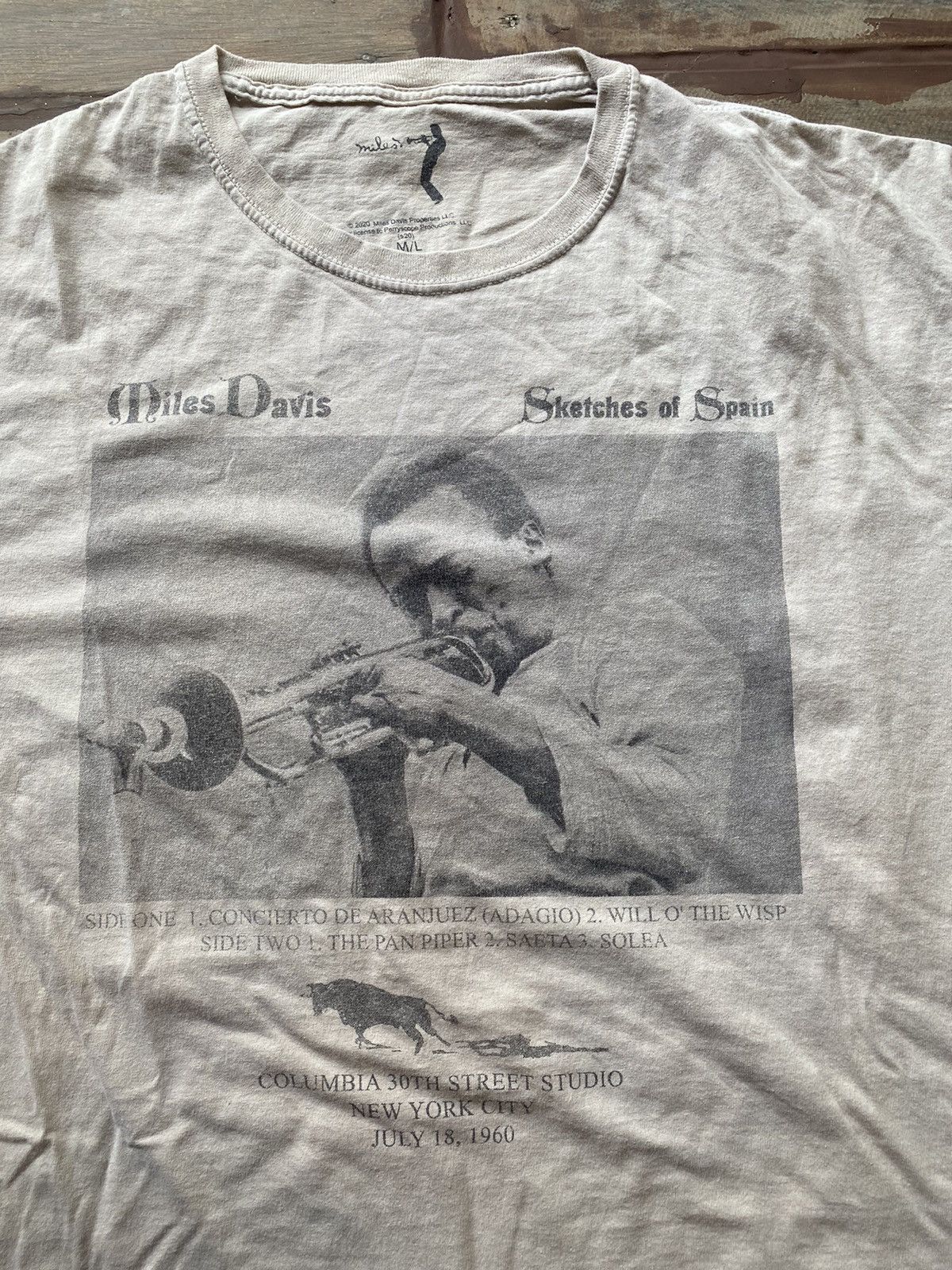 Band Tees × Vintage Vintage Miles Davis T Shirts Size US L / EU 52-54 / 3 - 2 Thumbnail