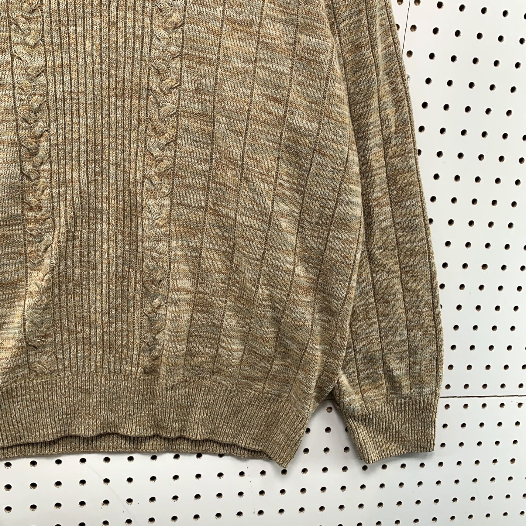 Geoffrey Beene VINTAGE Geoffrey Beene Geometric Knit Sweater 2XL Brown Acrylic Pullover Casual Long Sleeve Mens Size US XXL / EU 58 / 5 - 6 Thumbnail