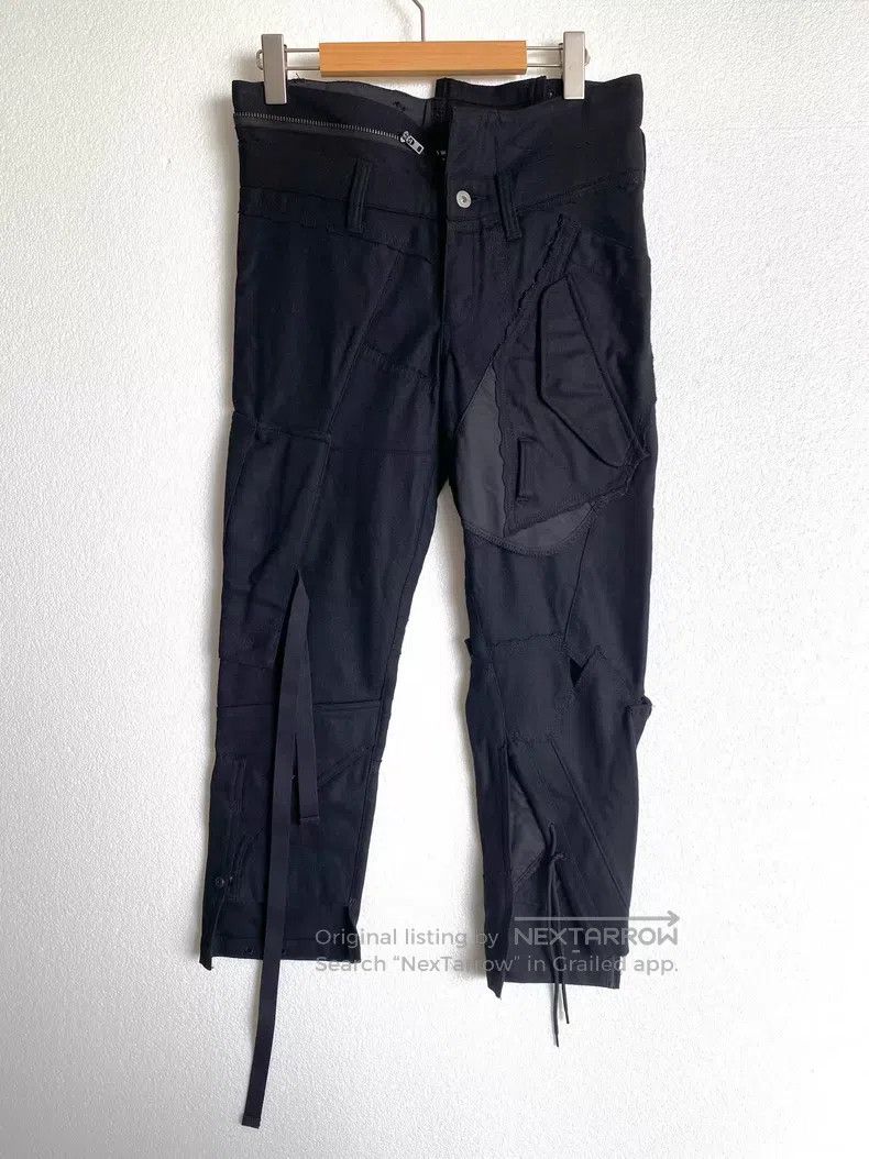 Junya Watanabe JUNYA WATANABE size S Mixed Material Destroyed Asymmetrical Size US 27 - 1 Thumbnail