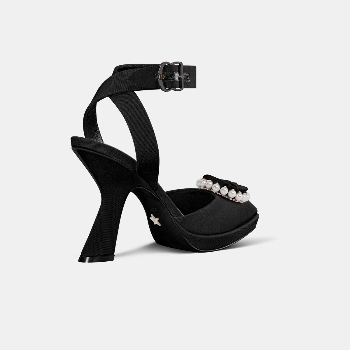 Dior o1bcso1str0225 Rose Pump in Black Size US 6 / IT 36 - 3 Thumbnail
