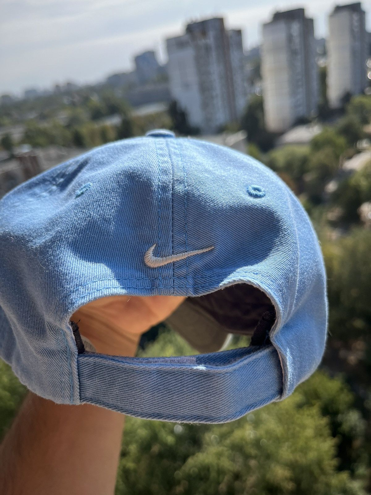 Nike × Vintage BNWT Nike Golf Cap Blue Size ONE SIZE - 3 Thumbnail