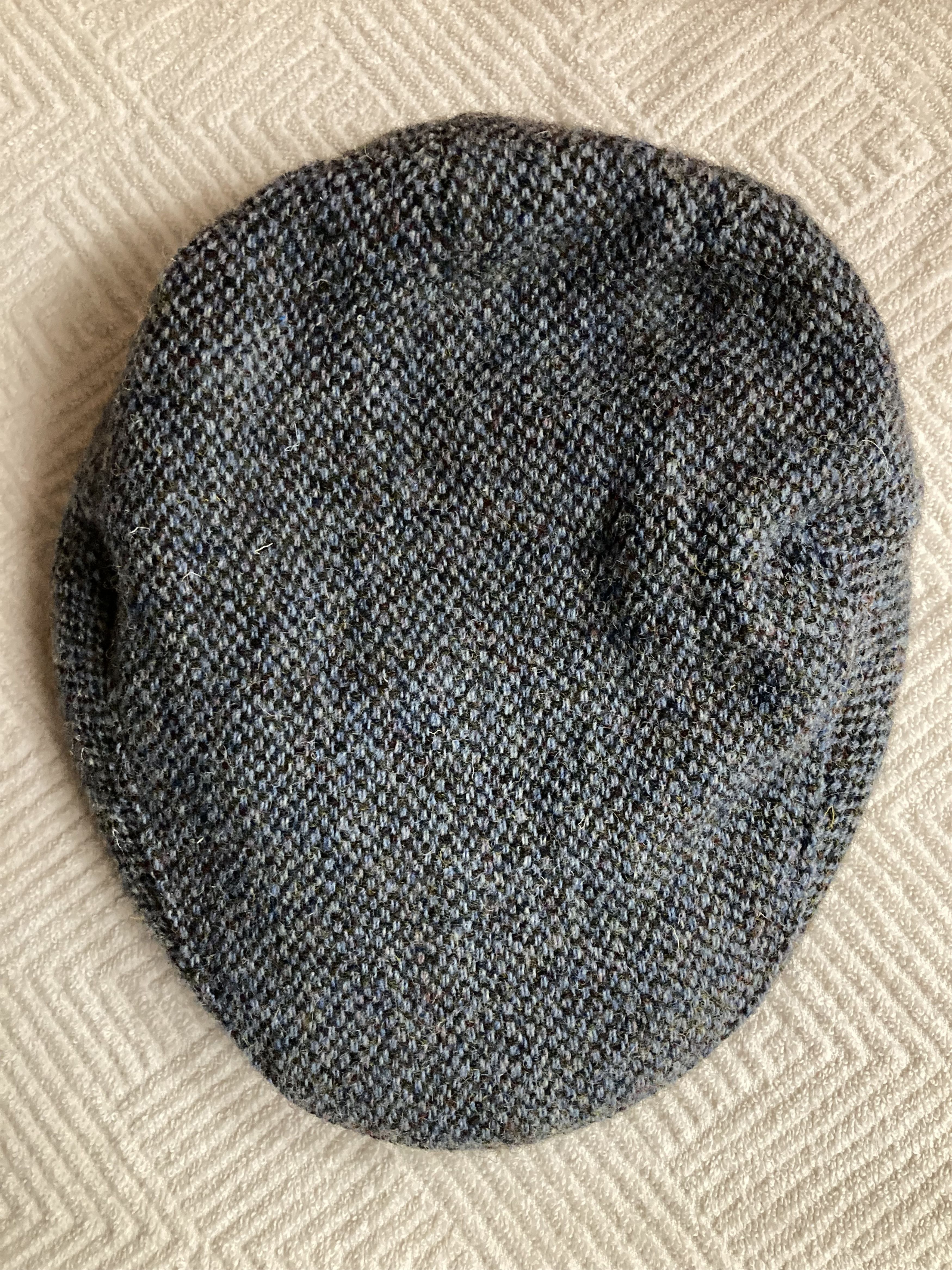 Handmade × Harris Tweed Handwoven Authentic Harris Tweed Men's Flat Cap Size ONE SIZE - 8 Thumbnail