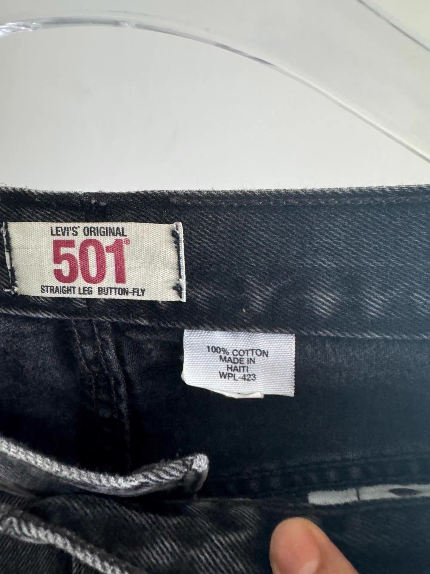 Levi's Vintage Levi's 501 Black Heihai 501 Cross Base Jeans Q15 Size US 34 / EU 50 - 5 Thumbnail