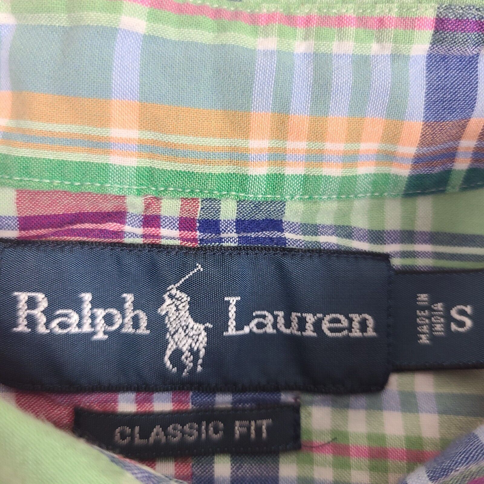 Polo Ralph Lauren Polo Ralph Lauren Classic Fit Plaid Short Sleeve Shirt Mens Size US S / EU 44-46 / 1 - 3 Thumbnail