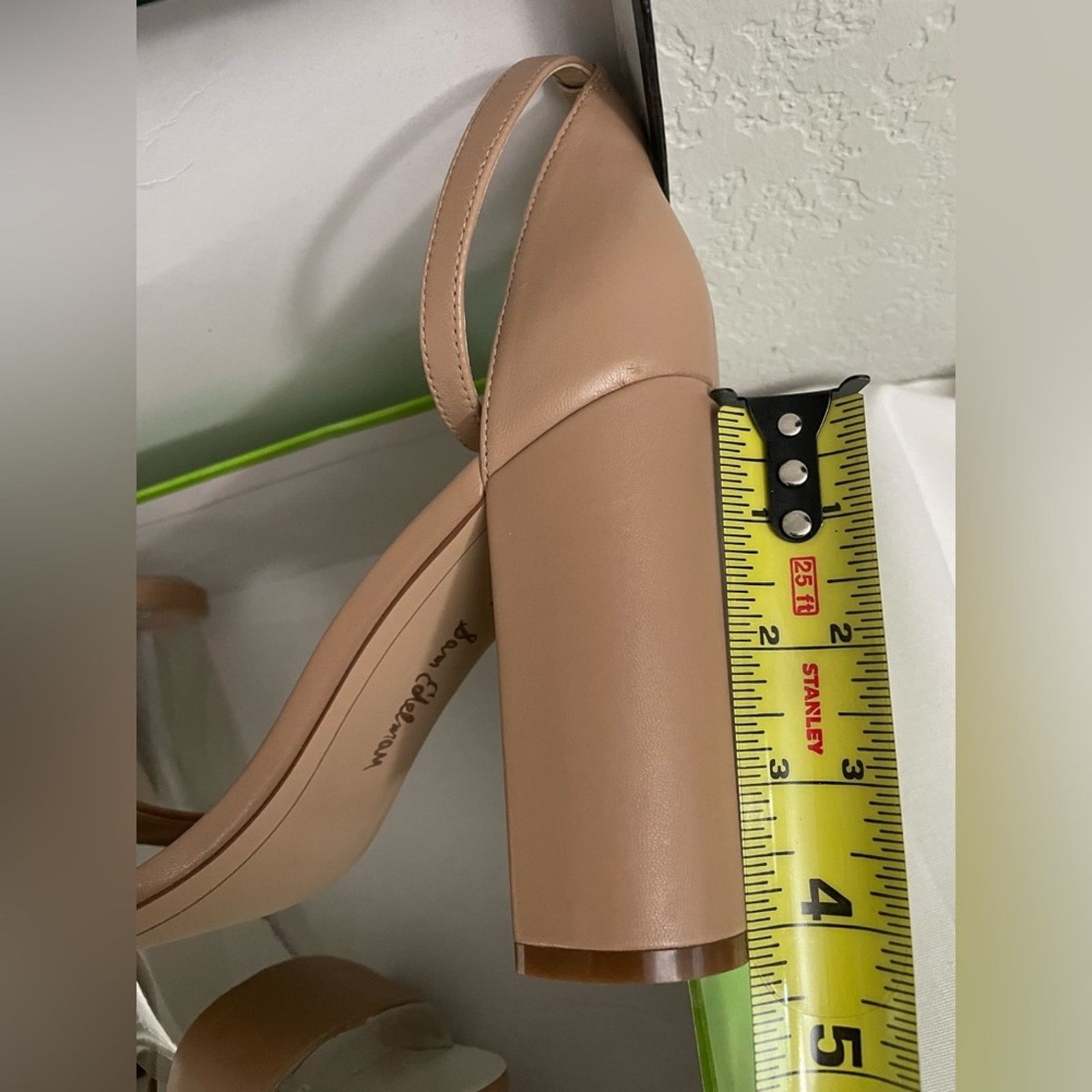 Sam Edelman Sam Edelman Yaro Nude Beige Leather High Heel Sandals 11 Size US 11 / IT 41 - 8 Thumbnail