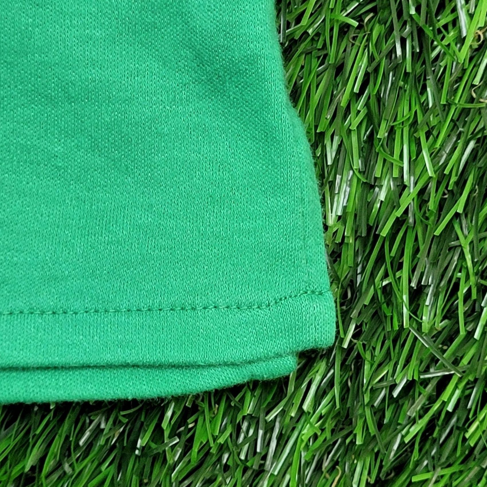 Vintage Vintage 80s MOD Ringer Polo Shirt Small 19x24 Crop Green Blue Size US S / EU 44-46 / 1 - 5 Thumbnail