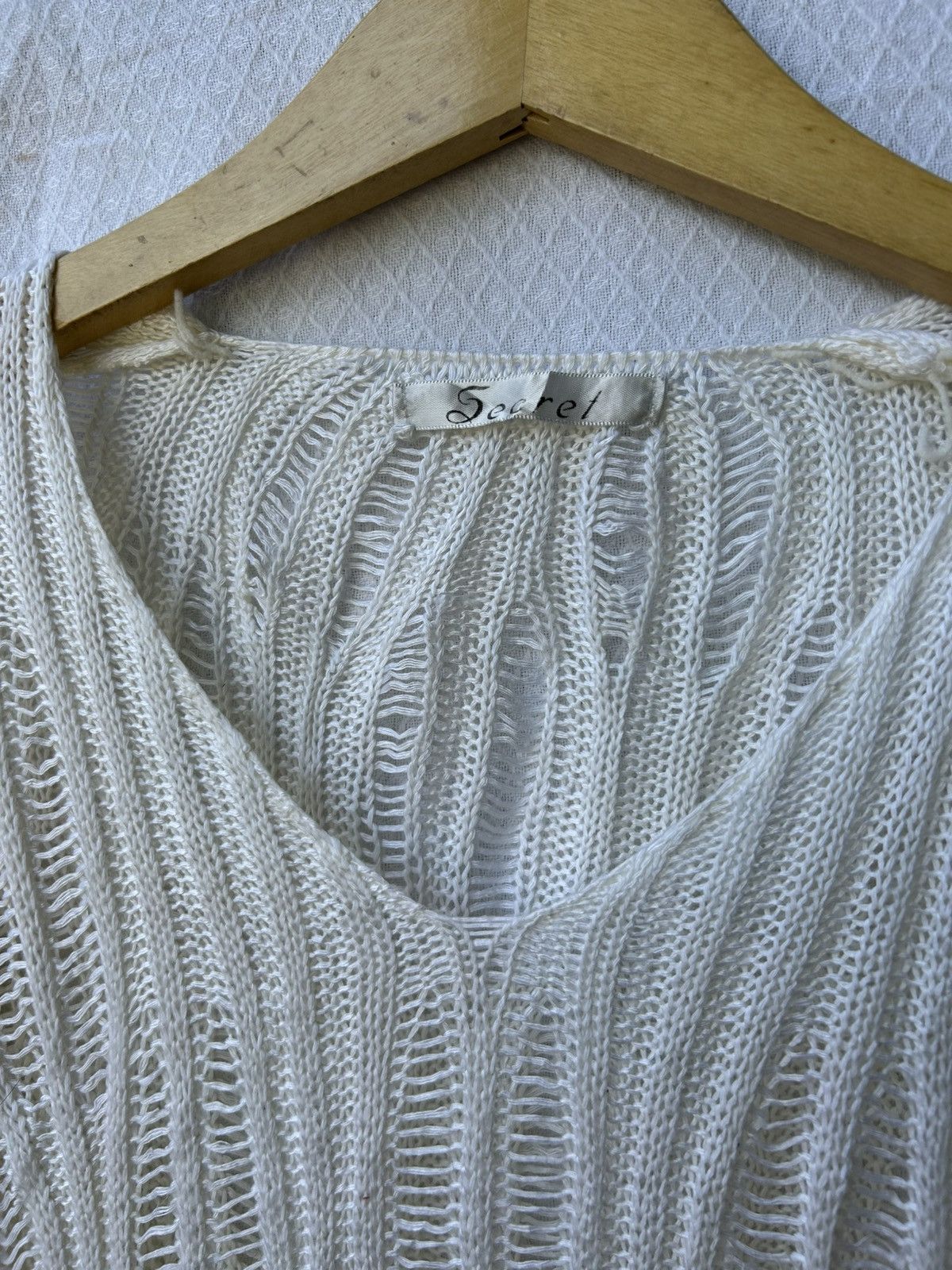 Issey Miyake Secret open fishnet knitted styled isseymiyake Size US S / EU 44-46 / 1 - 4 Thumbnail