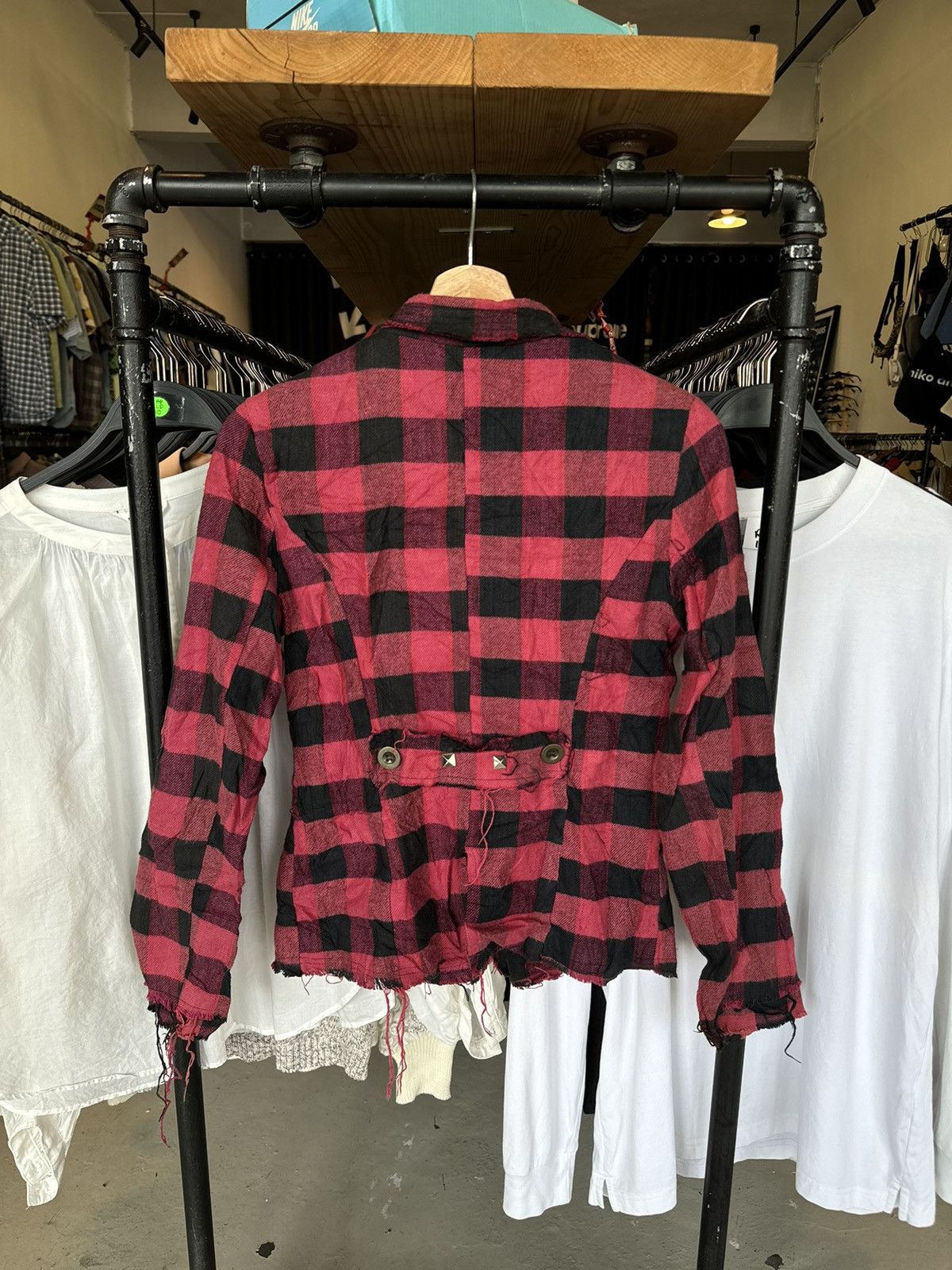 Japanese Brand Sex Pot Revenge Punk Chains Pins Riot Poem Blazer Jacket Size US S / EU 44-46 / 1 - 9 Thumbnail