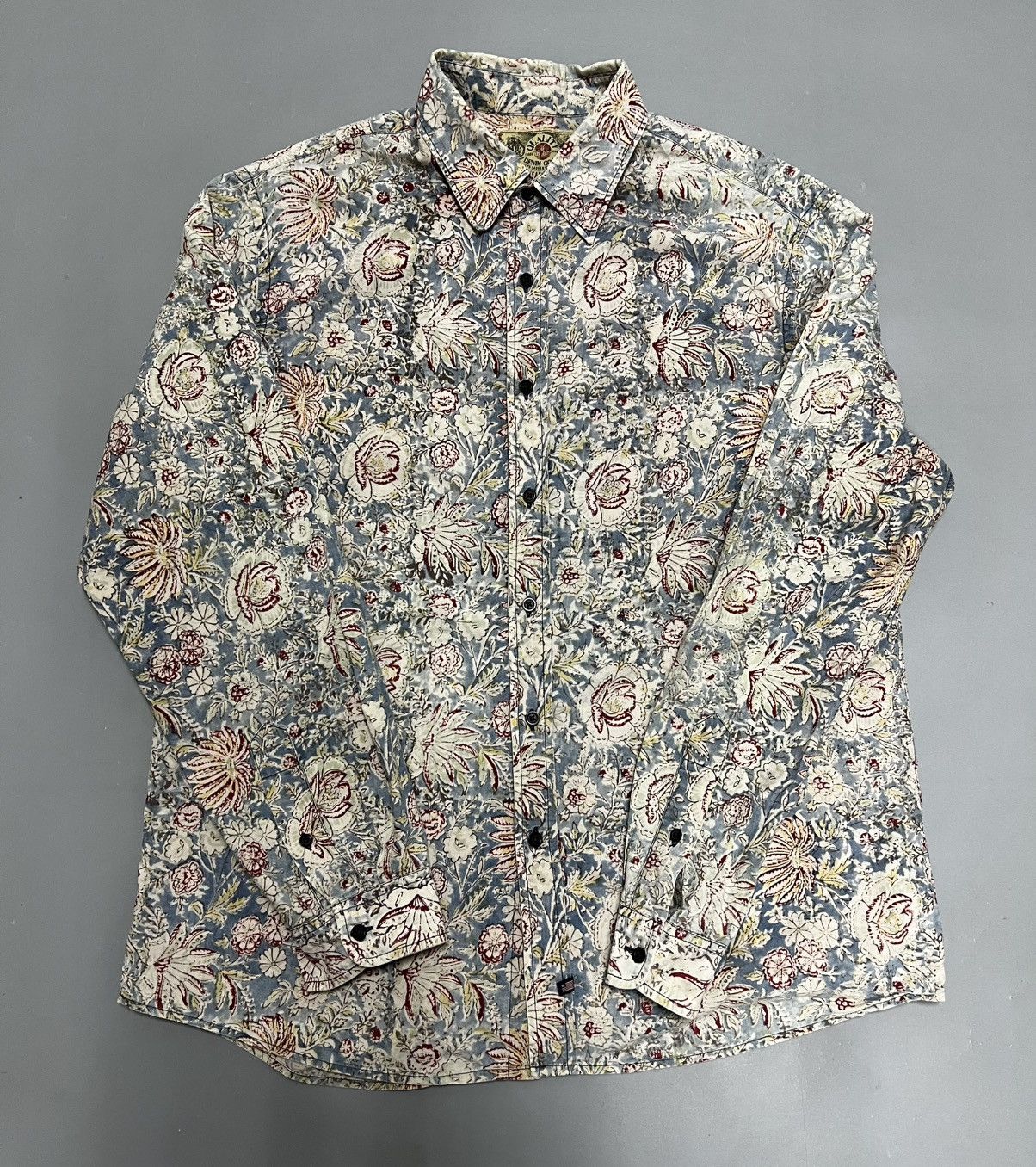 RRL Ralph Lauren × Ralph Lauren × Vintage Ralph Lauren Denim Goods Quality vintage floral shirt Size US XL / EU 56 / 4 - 1 Thumbnail