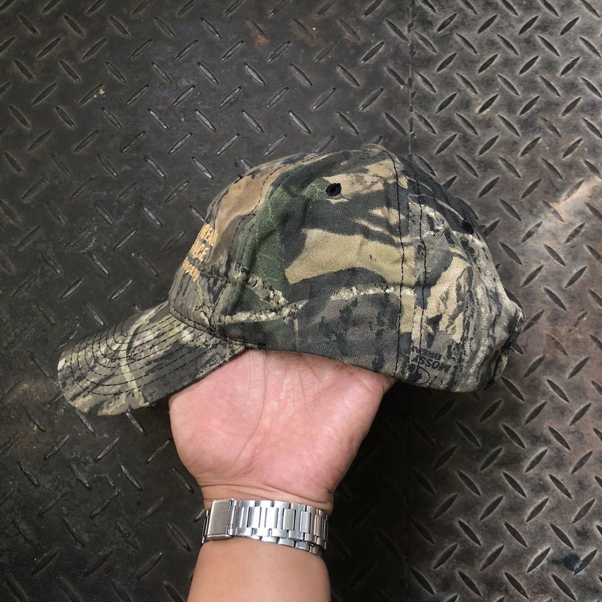 Realtree 🔥Crazy Vintage Realtree Mossy Oak Camouflage Hat Size ONE SIZE - 4 Thumbnail