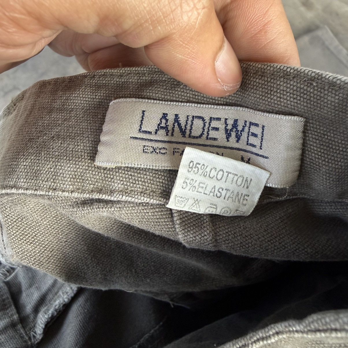Japanese Brand Vintage Landewei Dark grey Women Cargo Pants W29 Size US 29 - 11 Thumbnail