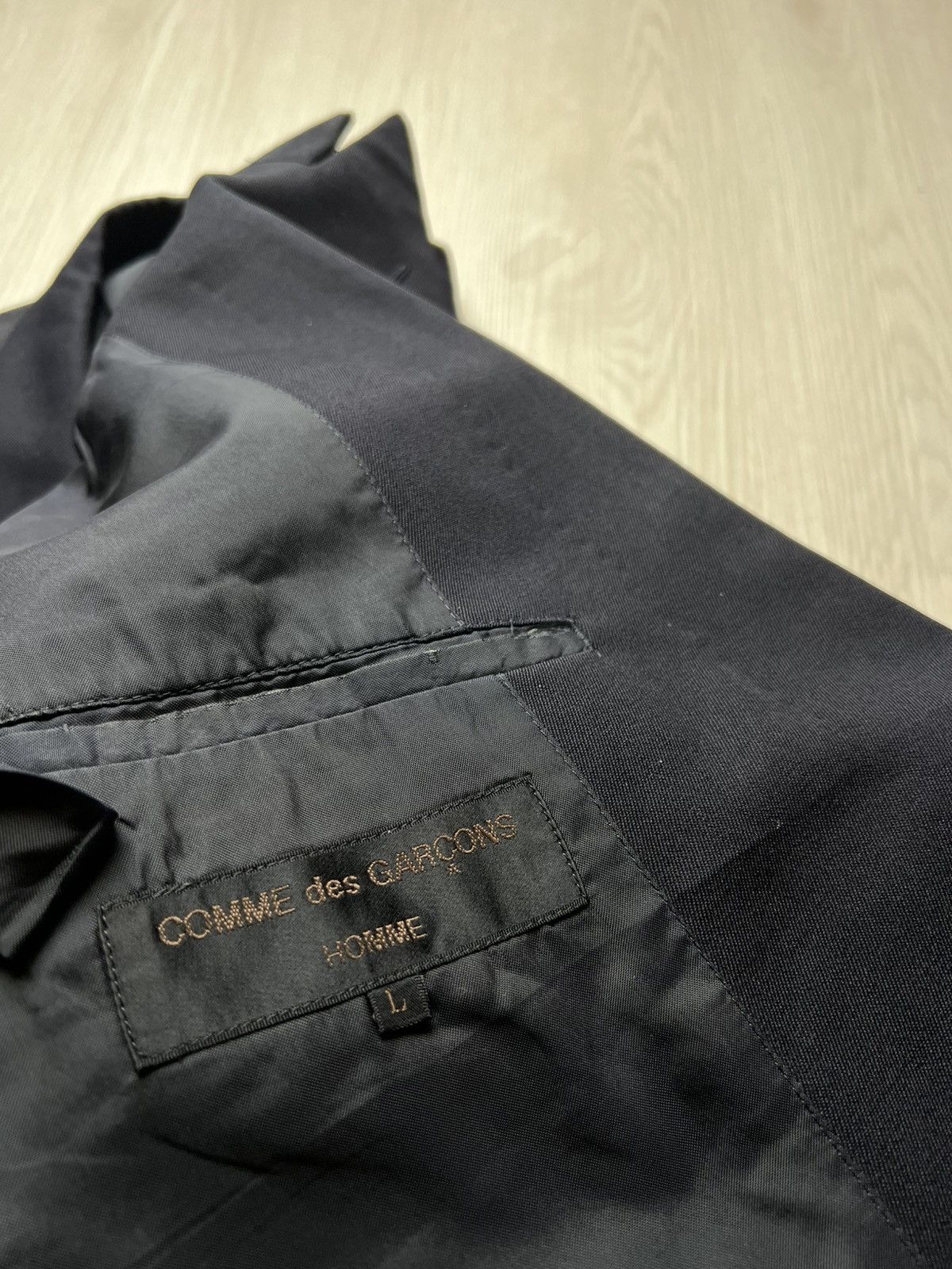 Comme des Garcons Homme Plus Aw1992 Vintage Comme Des Garcons Homme Blazer Jacket Size US L / EU 52-54 / 3 - 4 Thumbnail