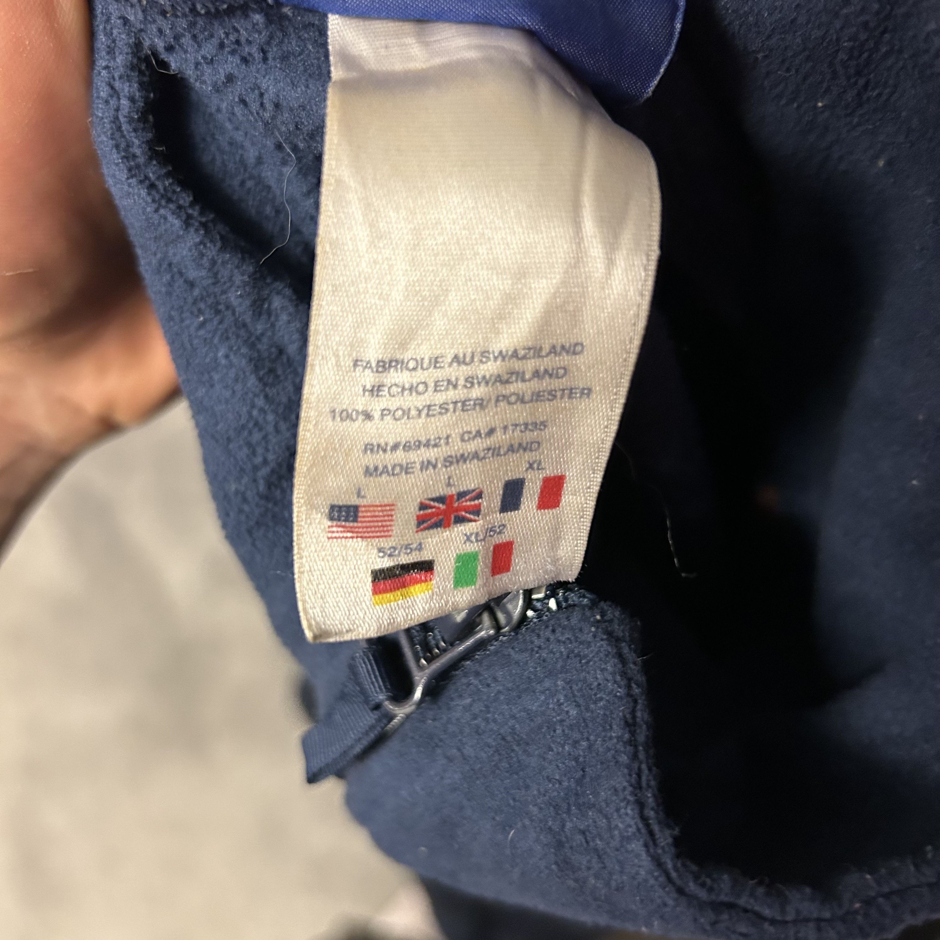 Reebok Navy Fleece Size US L / EU 52-54 / 3 - 3 Thumbnail