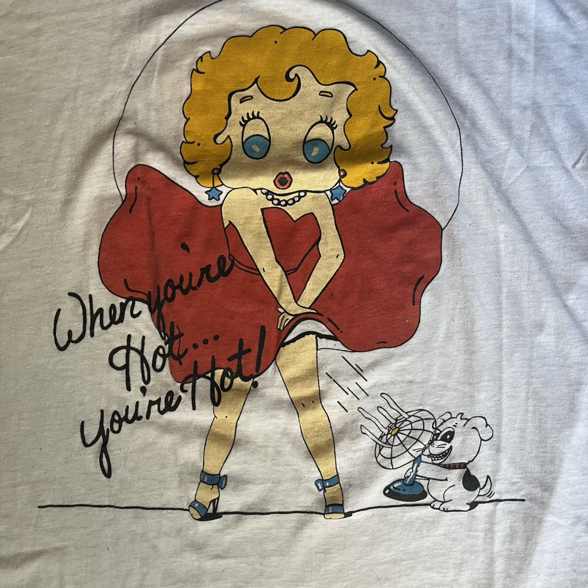Vintage Vintage Betty boop tee Size US XL / EU 56 / 4 - 2 Thumbnail