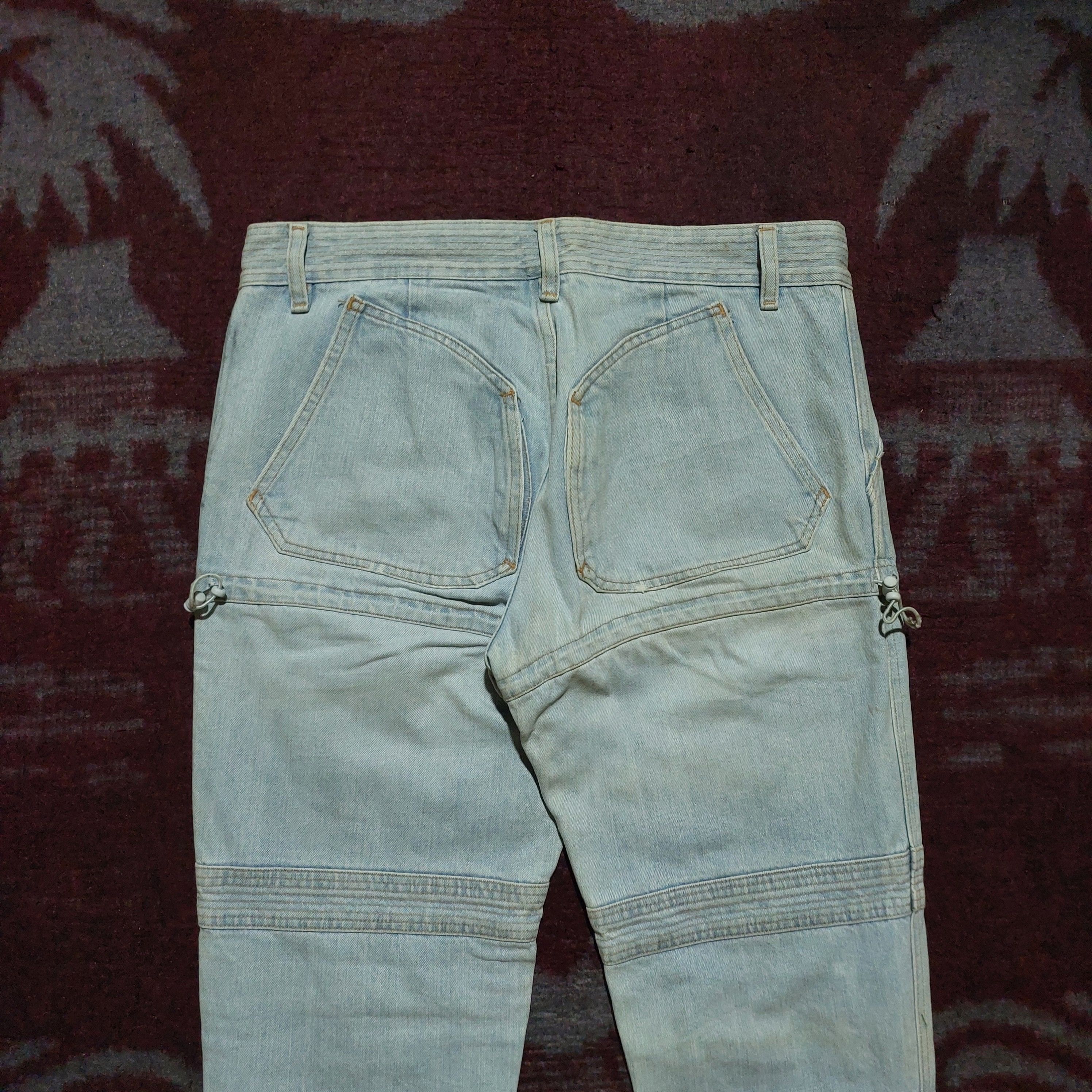 Issey Miyake Tsumori Chisato japan blue jeans open zipper bottom side Size US 32 / EU 48 - 4 Thumbnail