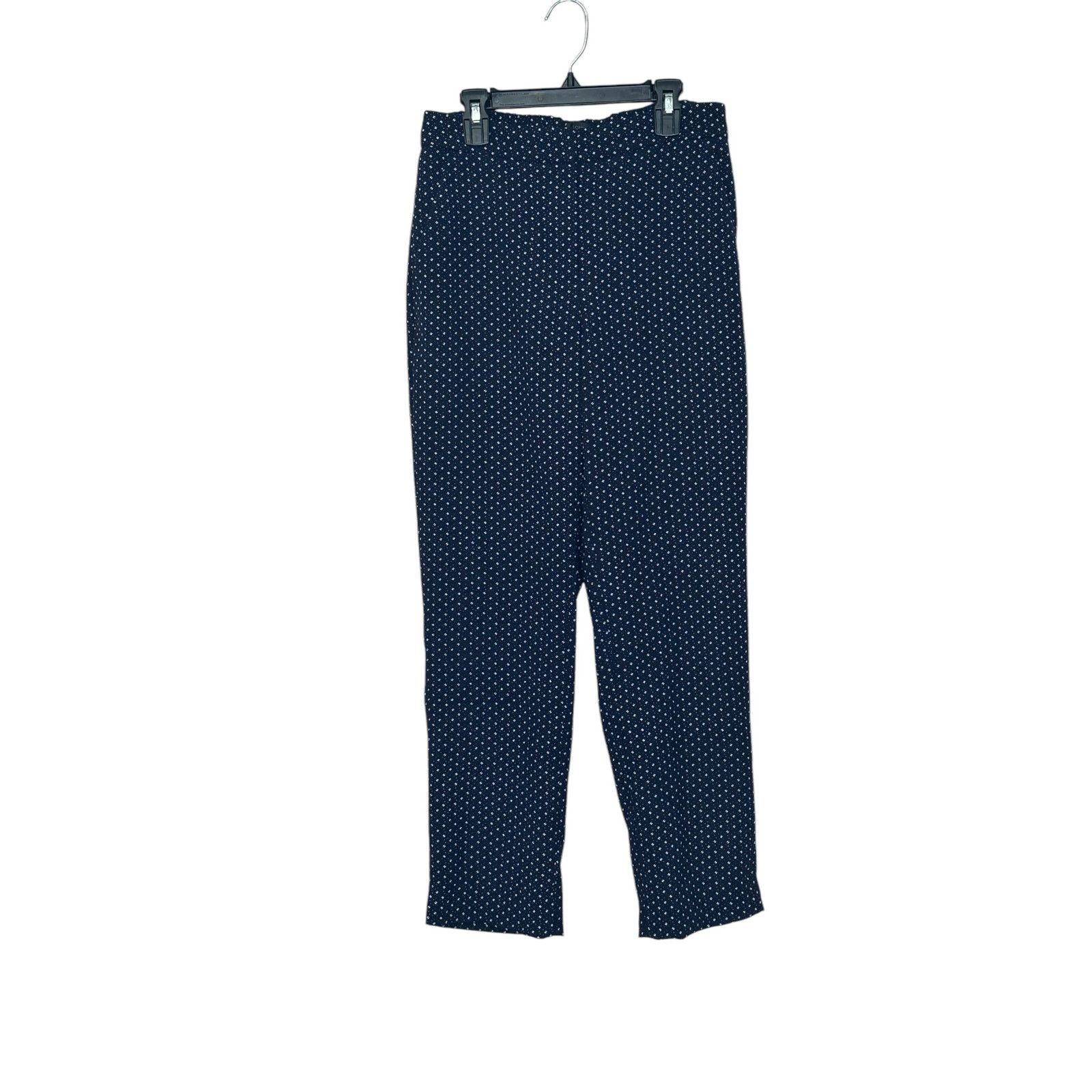 J.Crew J. Crew blue white elastic waist dress pants size 6 Size 28" / US 6 / IT 42 - 7 Thumbnail