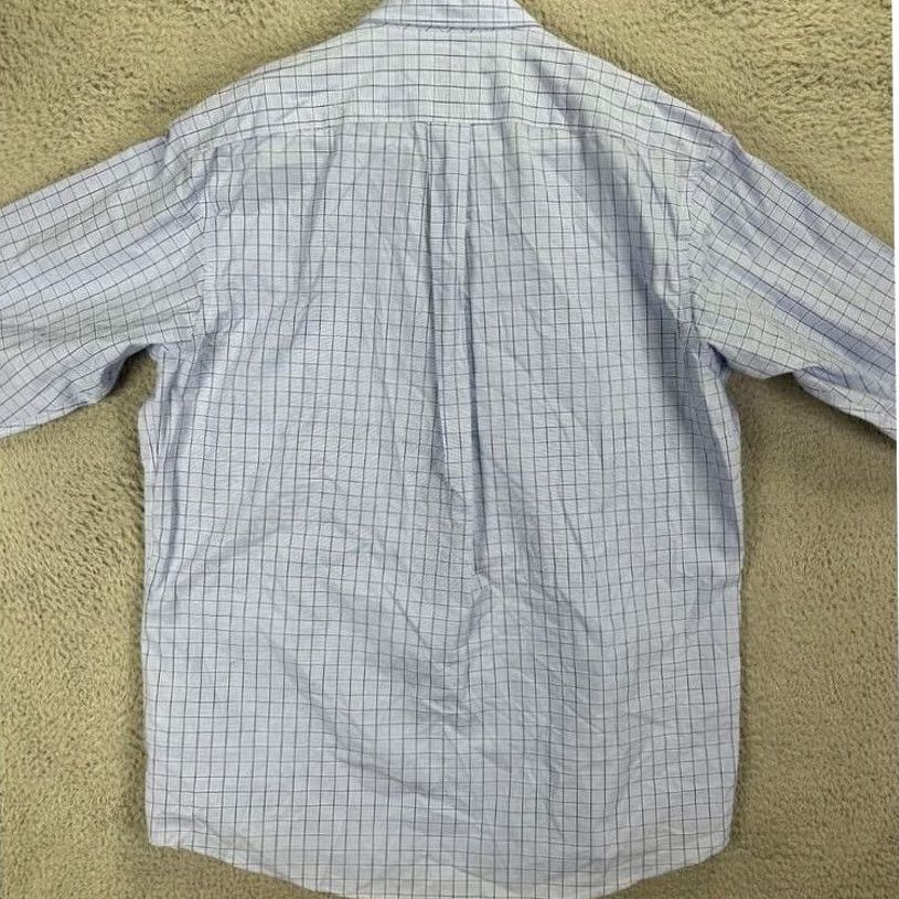 Club Room Club Room Dress Shirt Mens Blue Checkered Regular Fit 16 34-35 NEW Size 42R - 2 Thumbnail